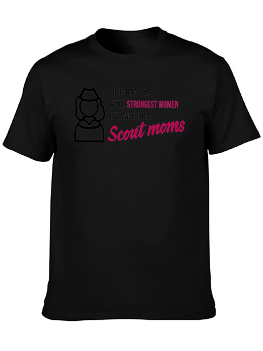 Scout Moms T-Shirt - Strongest Women Graphic Tee