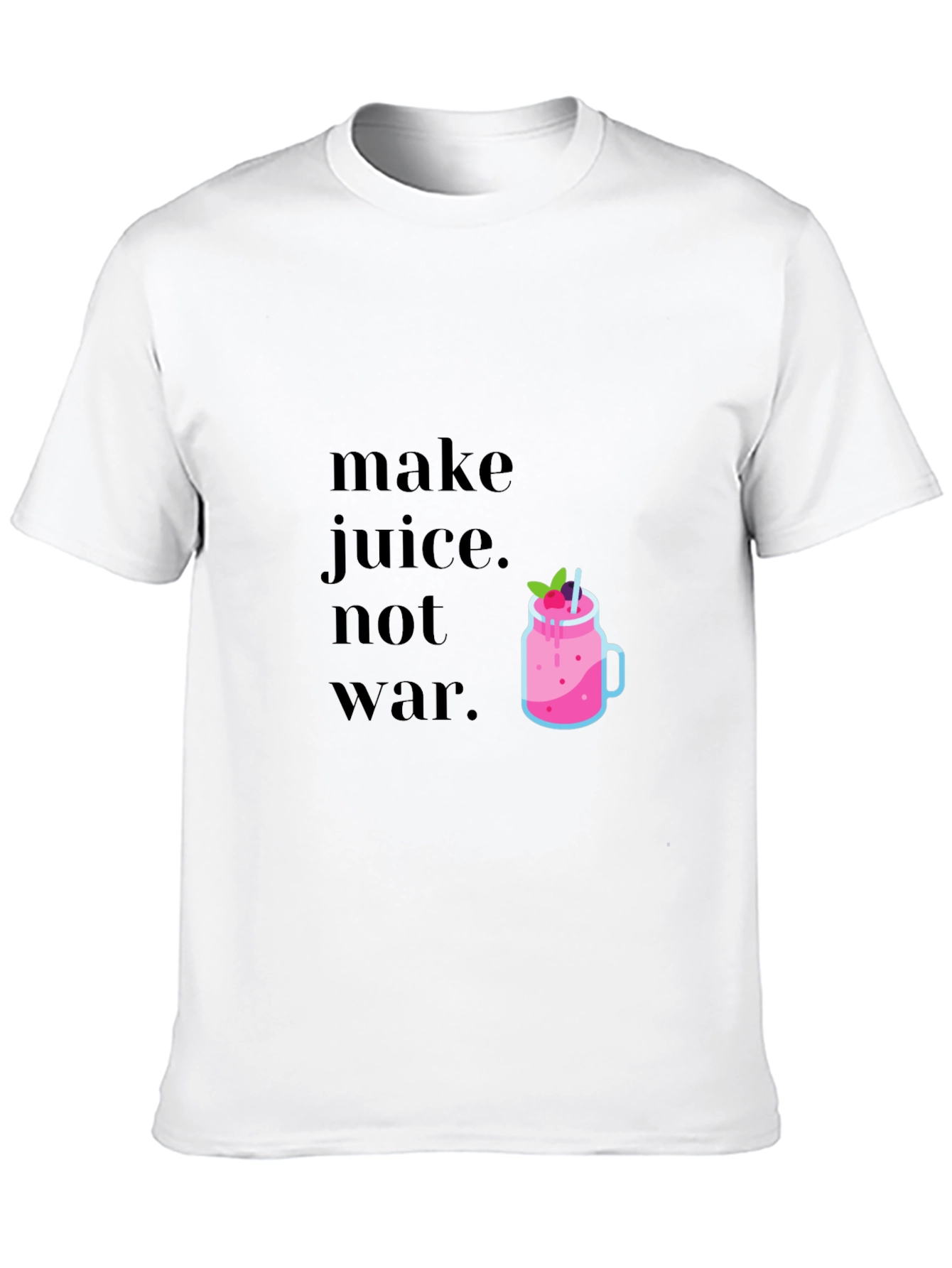 Make Juice Not War Graphic Tee - Black T-Shirt