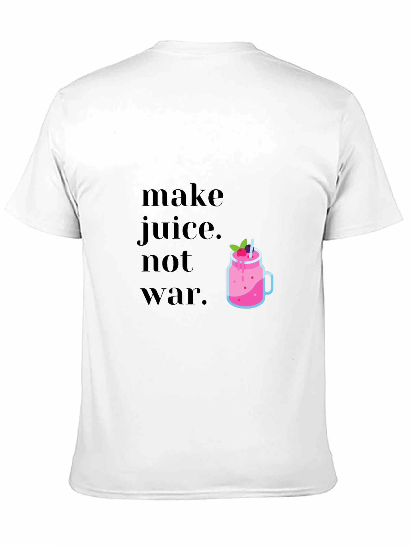 Make Juice Not War Graphic Tee - Black T-Shirt