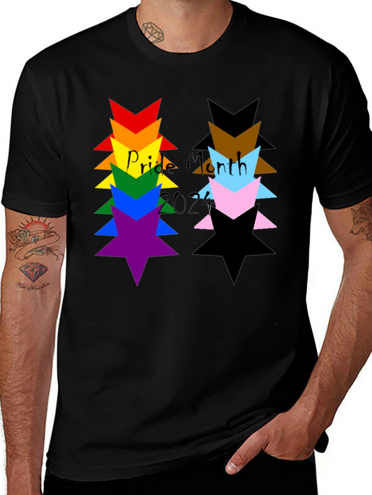 Pride Month Star Stack T-Shirt