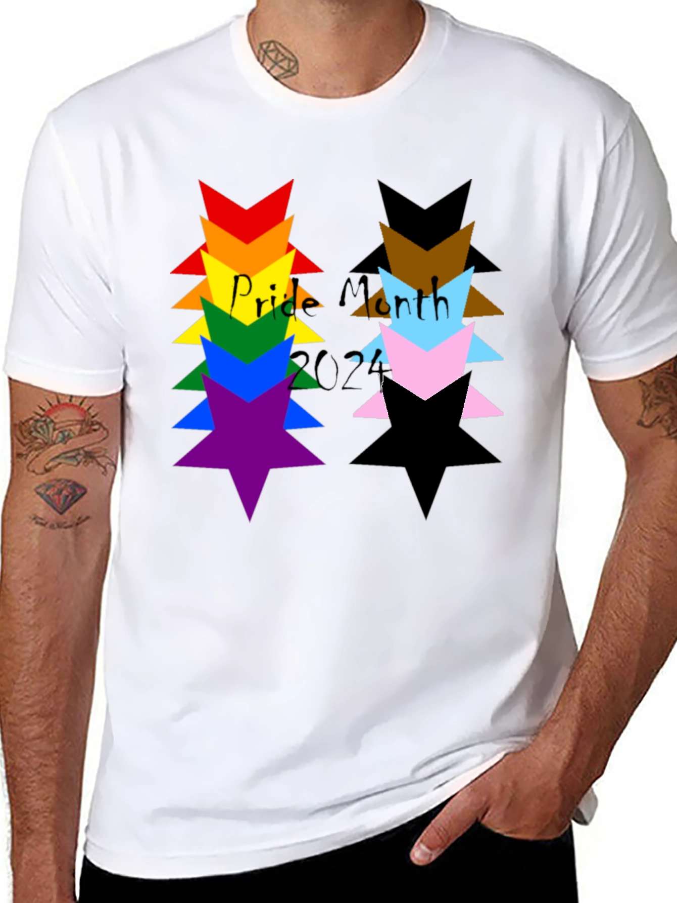 Pride Month Star Stack T-Shirt