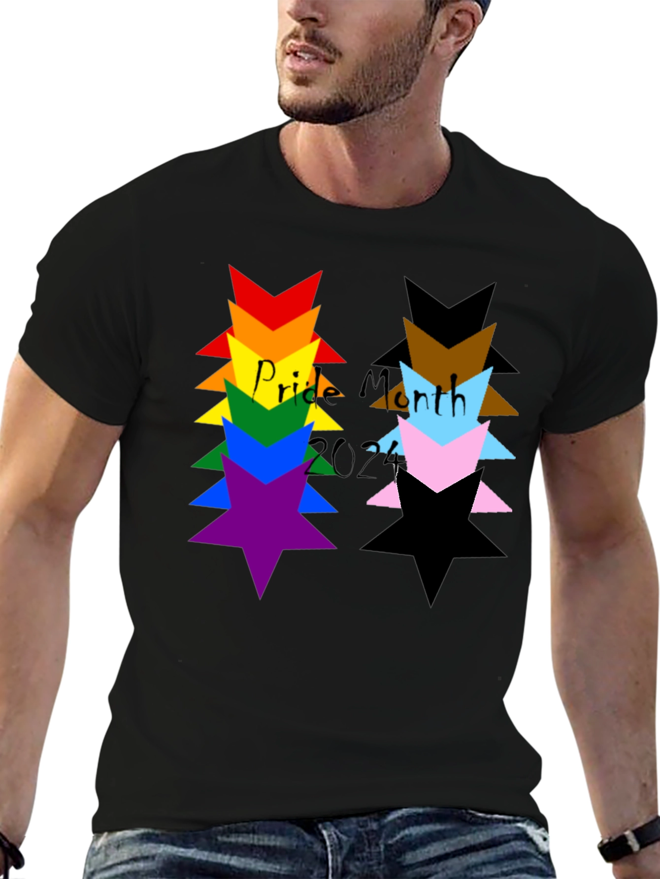 Pride Month Star Stack T-Shirt