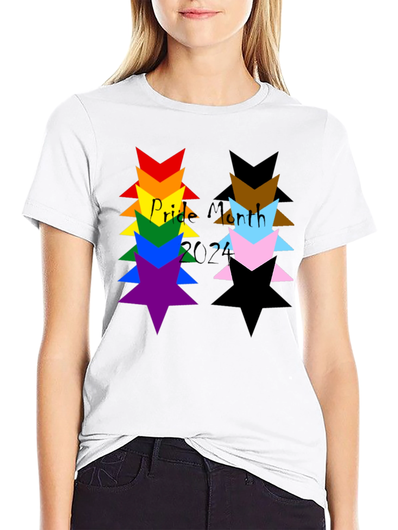 Pride Month Star Stack T-Shirt