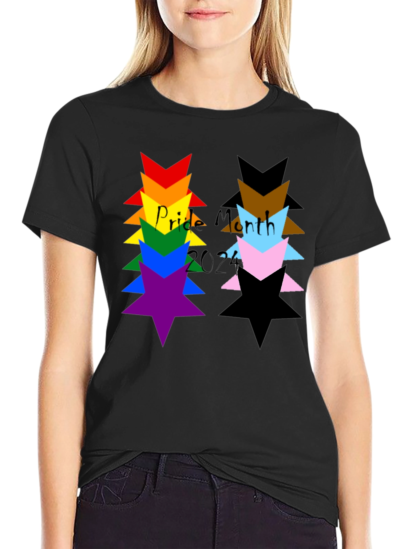 Pride Month Star Stack T-Shirt