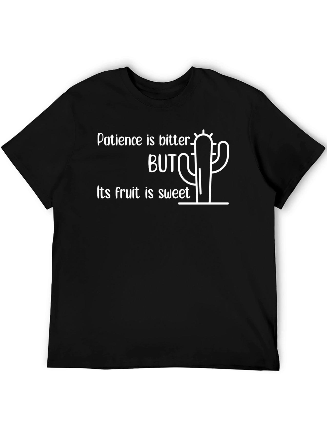 Patience is Bitter Cactus Graphic T-Shirt
