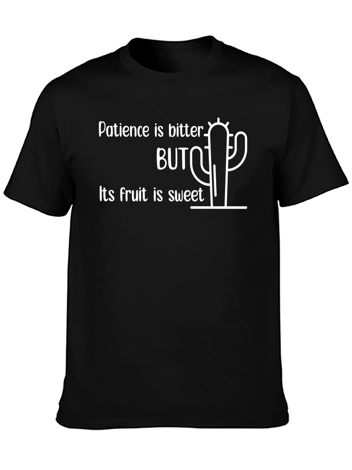 Patience is Bitter Cactus Graphic T-Shirt