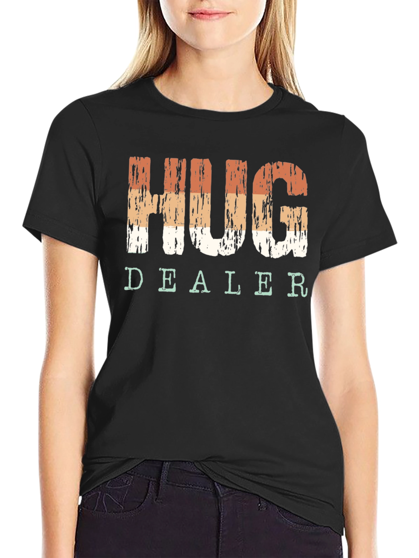 Retro Hug Dealer T-Shirt - Comfort Fit
