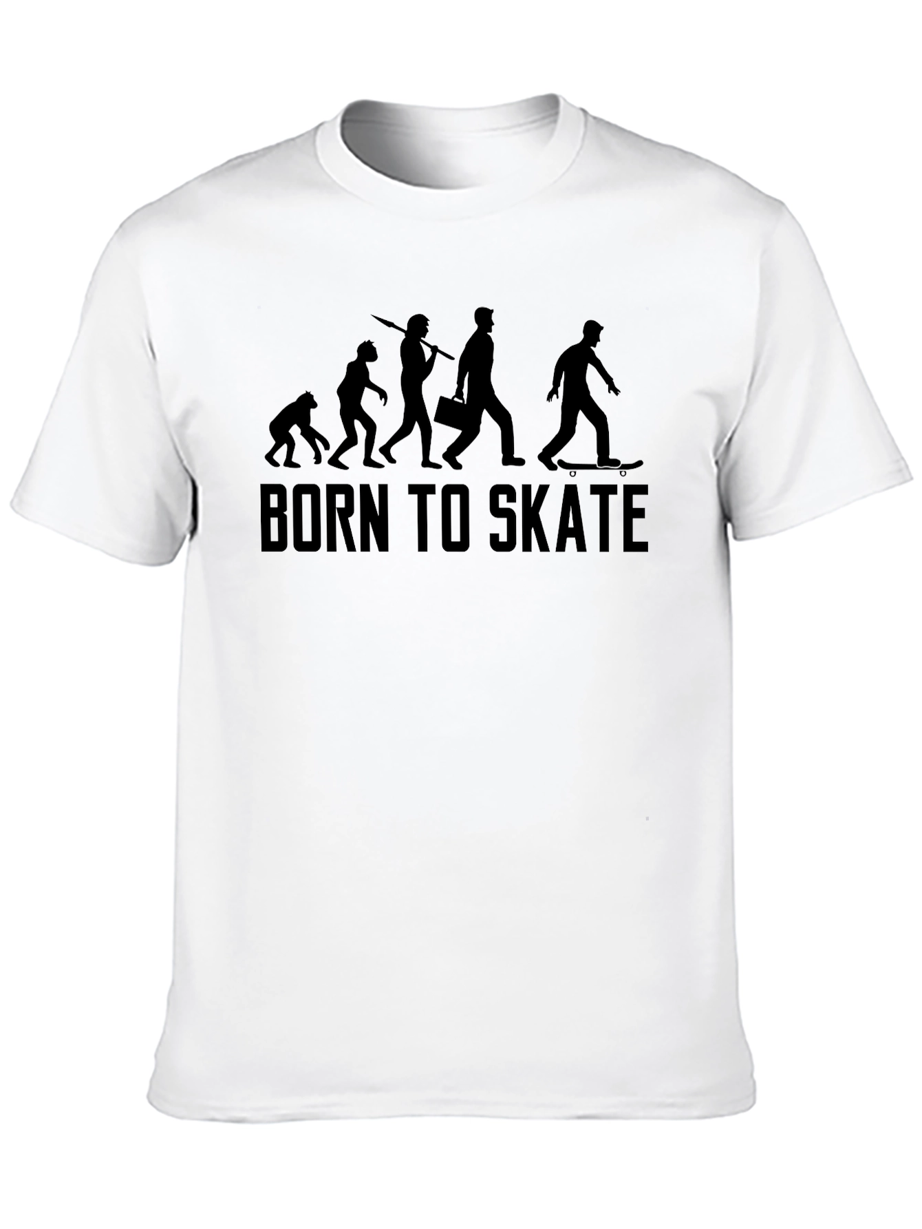 Born to Skate Evolution Black T-Shirt