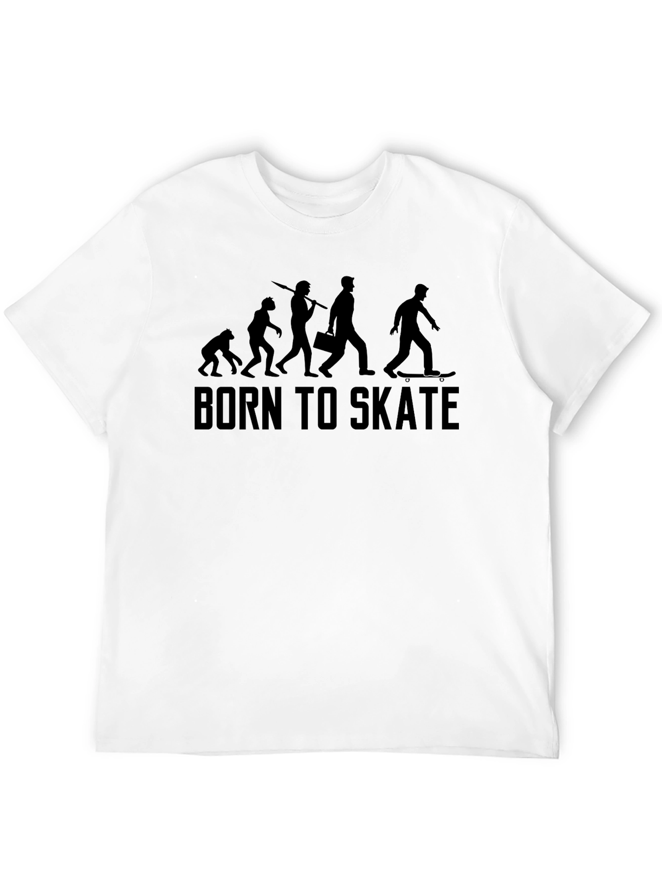 Born to Skate Evolution Black T-Shirt