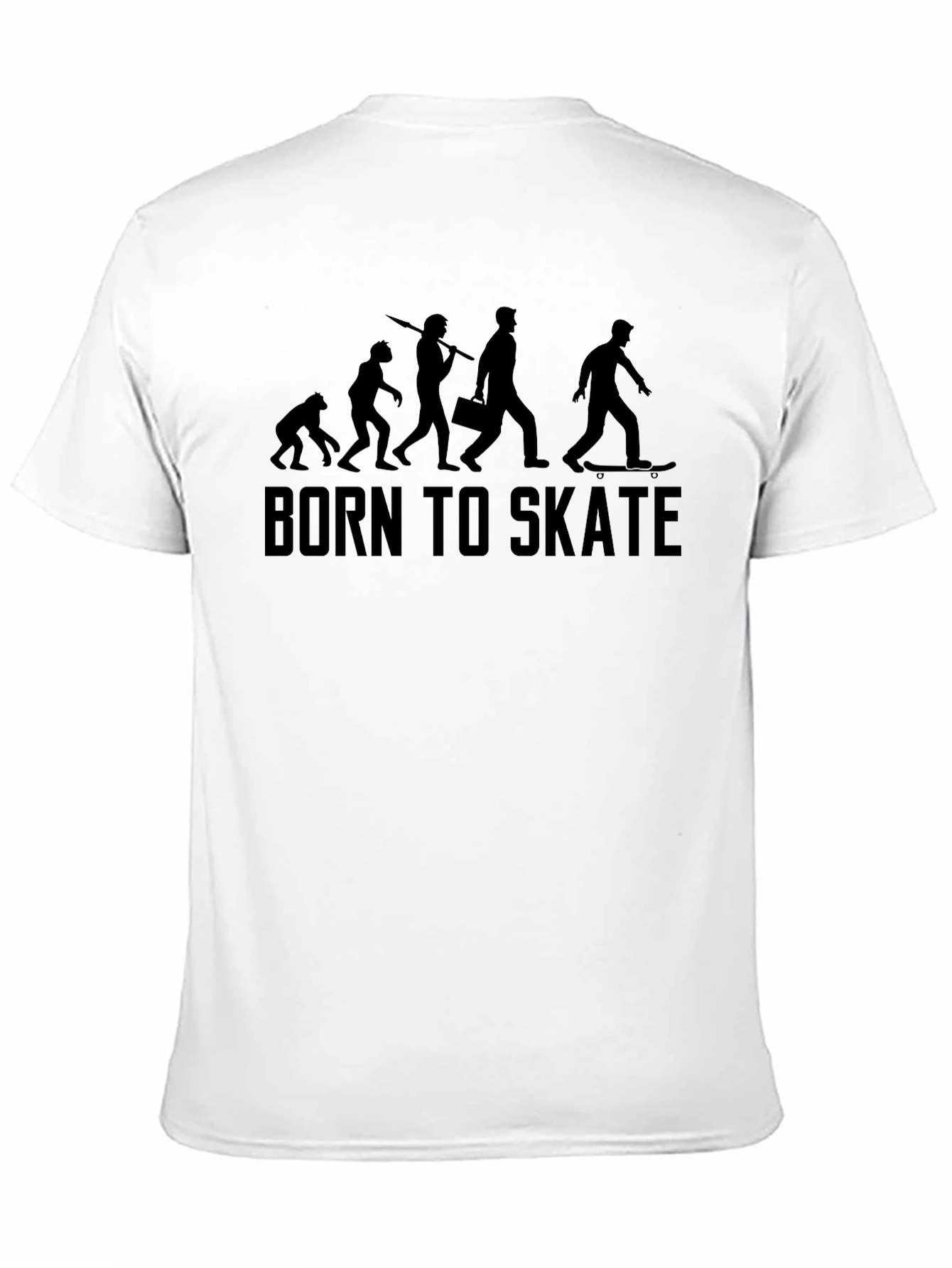 Born to Skate Evolution Black T-Shirt