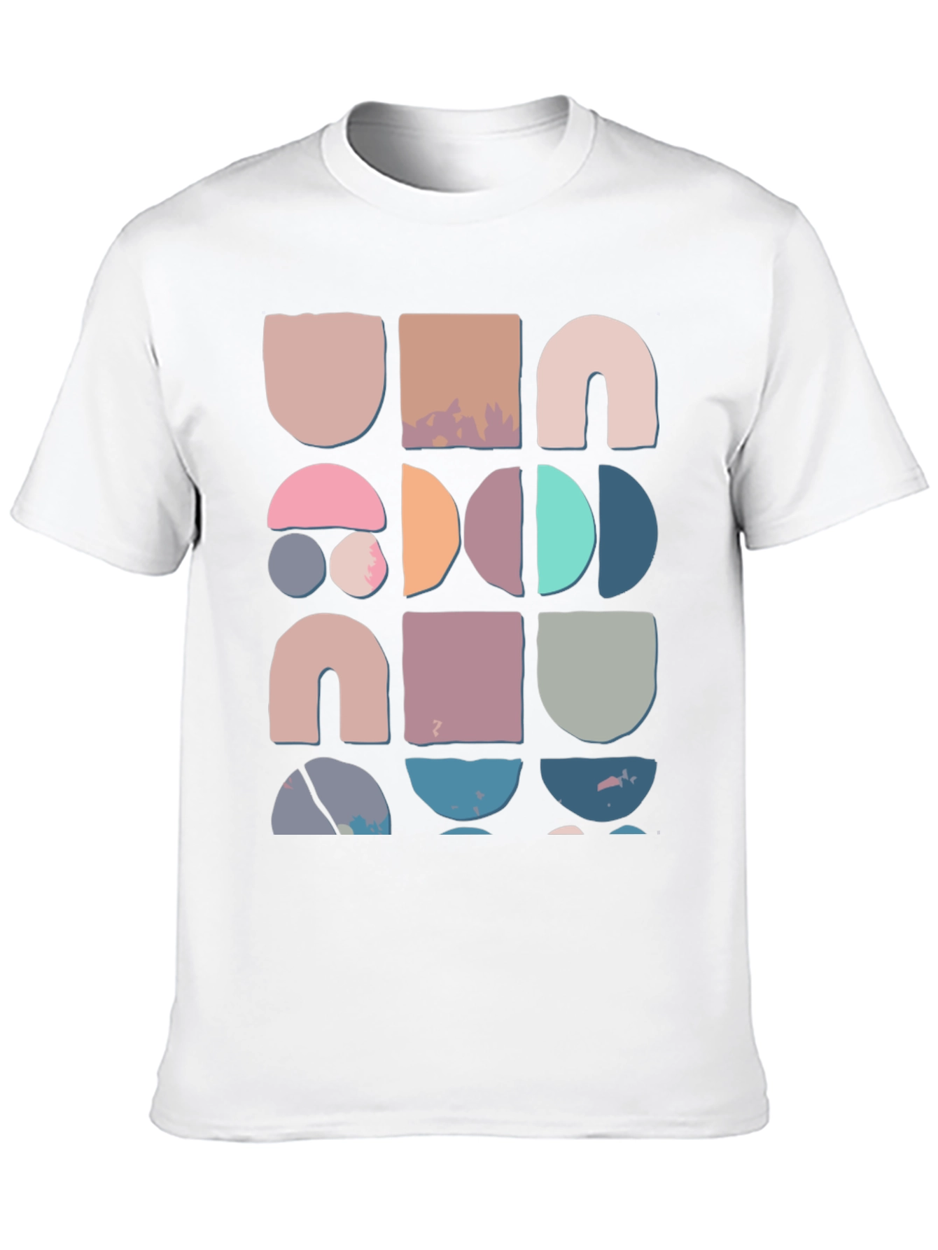 Geometric Block Print Tee