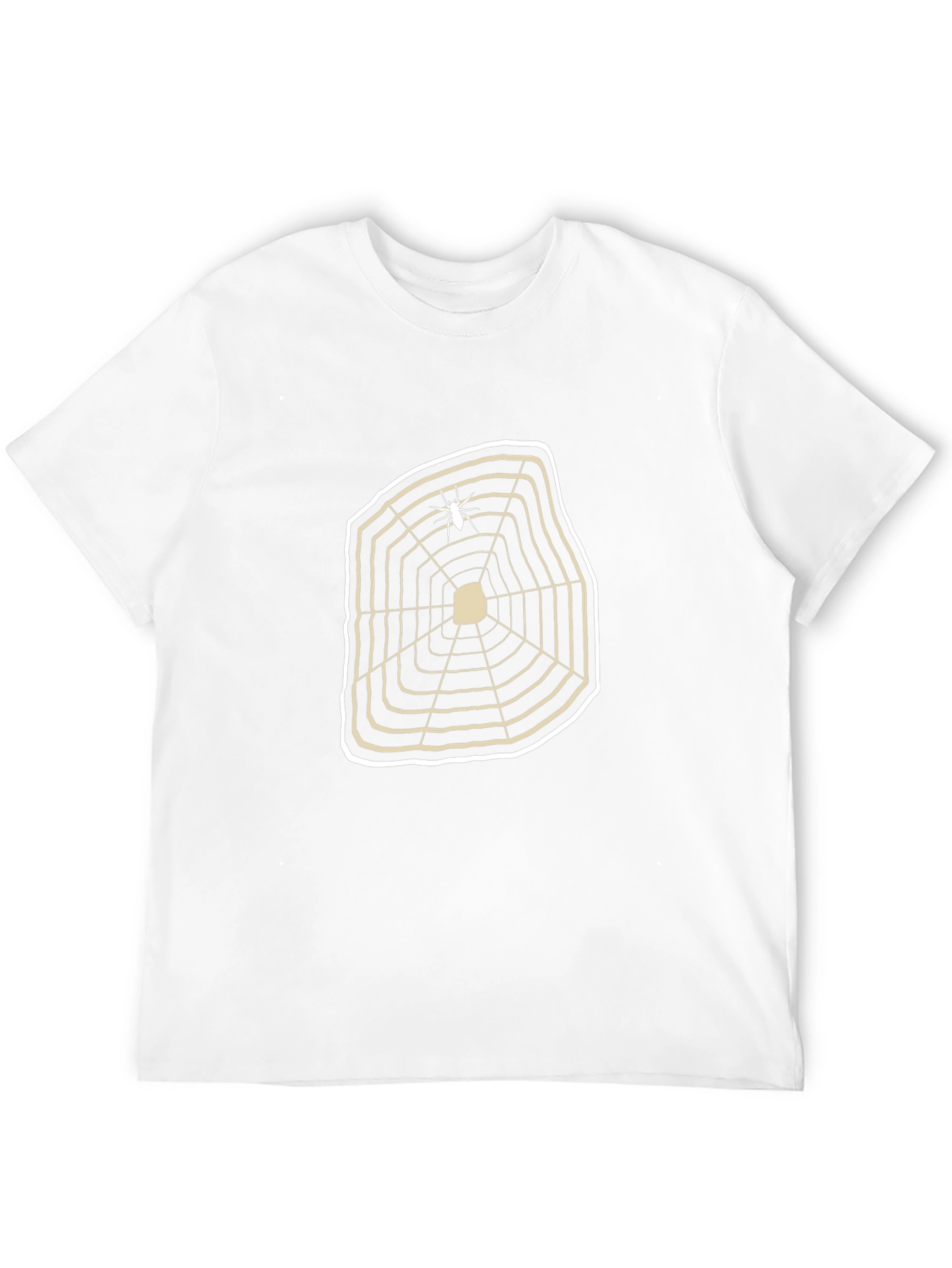 Spider Web Graphic Tee - Unique Casual Style
