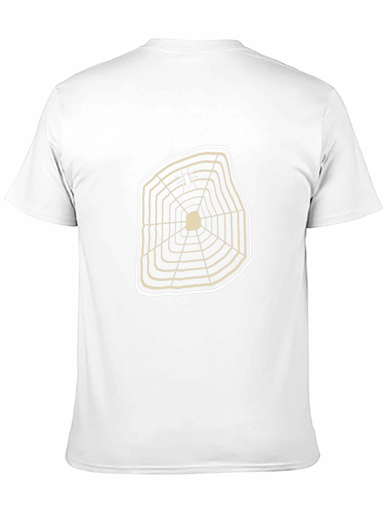 Spider Web Graphic Tee - Unique Casual Style