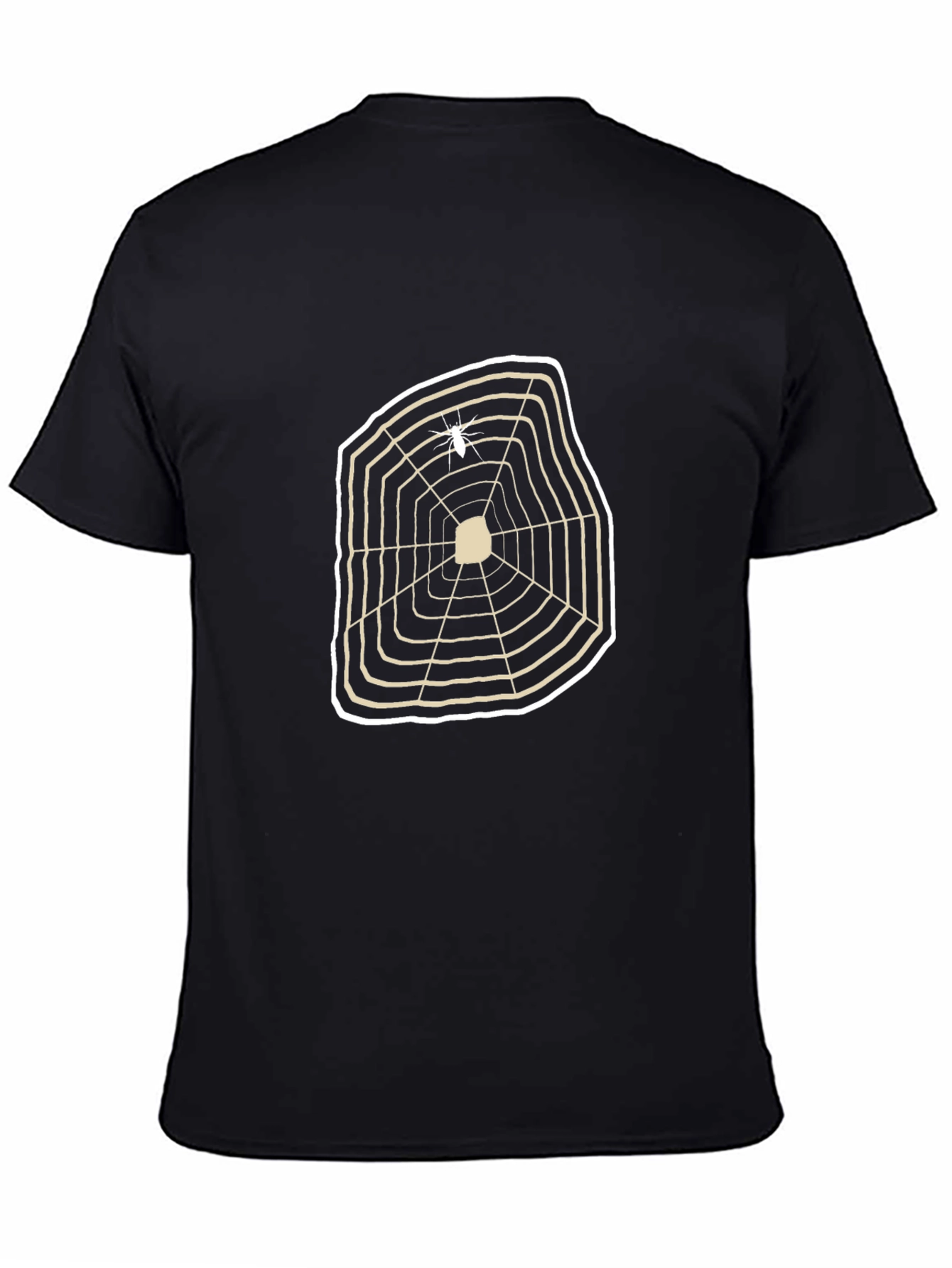 Spider Web Graphic Tee - Unique Casual Style