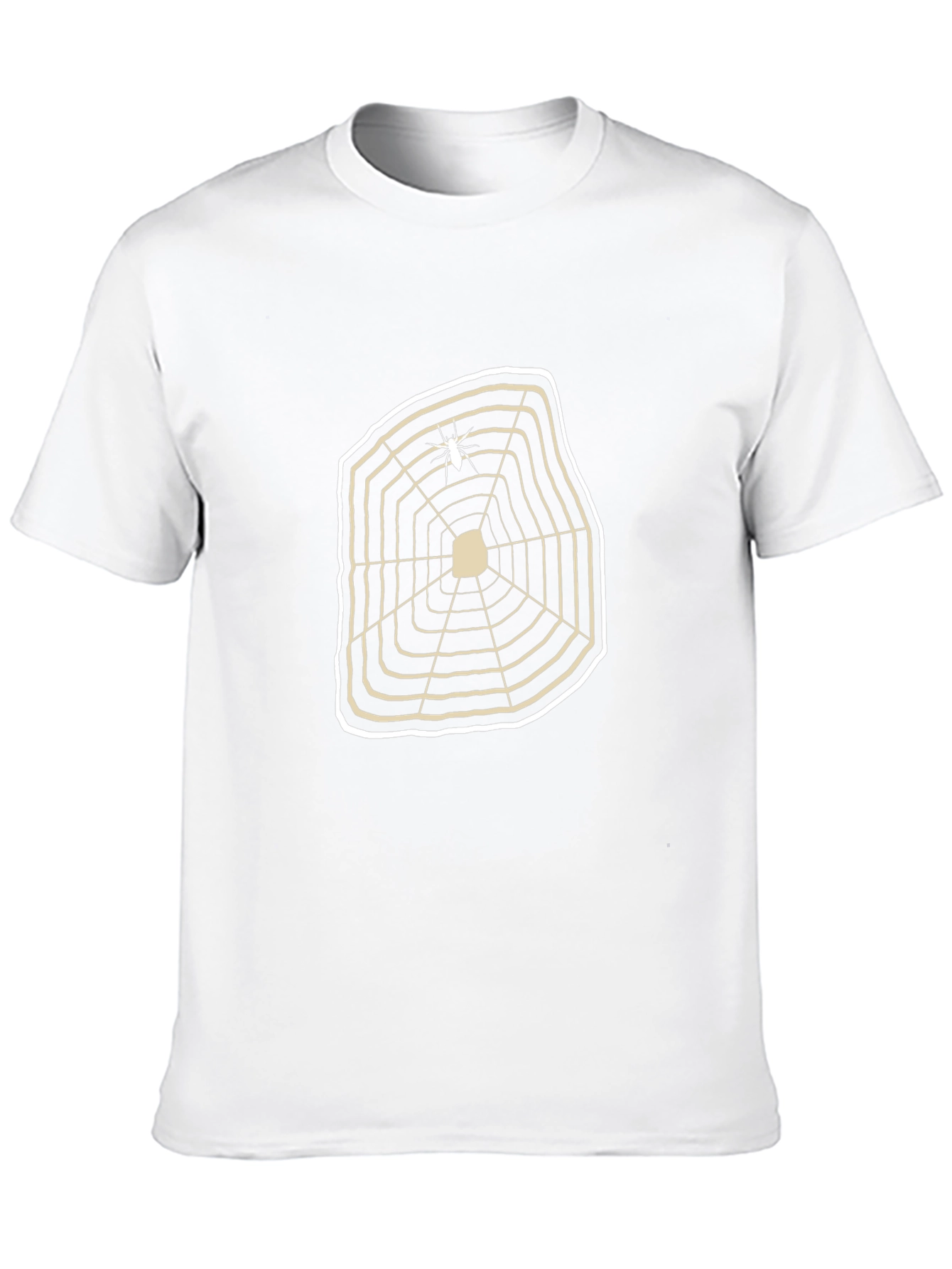Spider Web Graphic Tee - Unique Casual Style