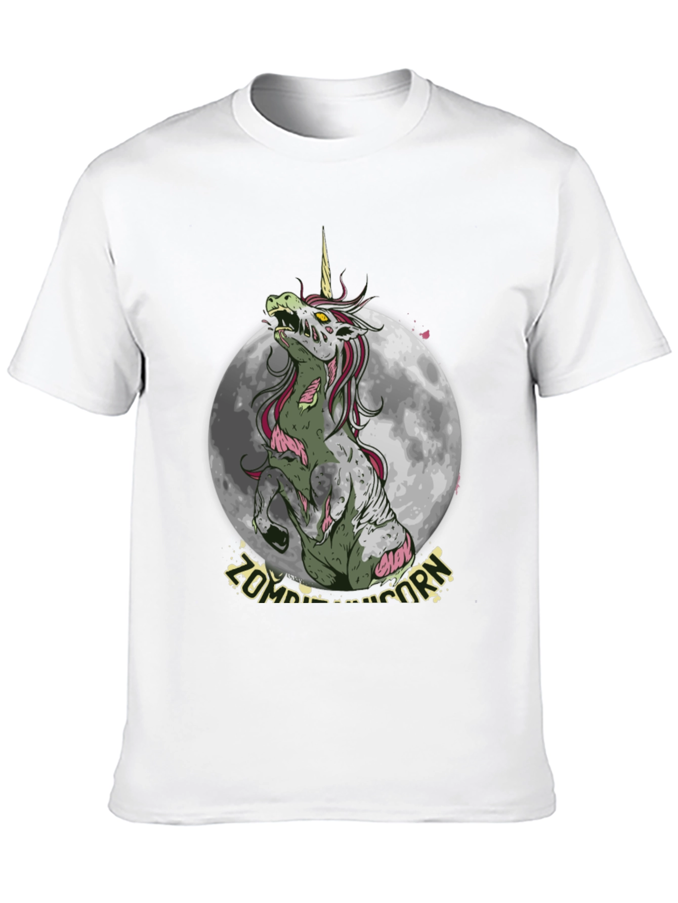 Zombie Unicorn Graphic T-Shirt