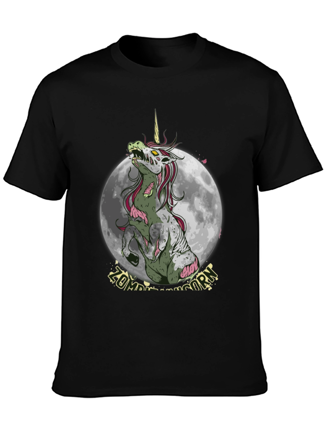 Zombie Unicorn Graphic T-Shirt