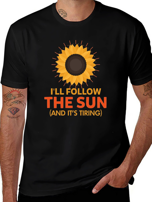 Ill Follow the Sun Graphic Tee - Black