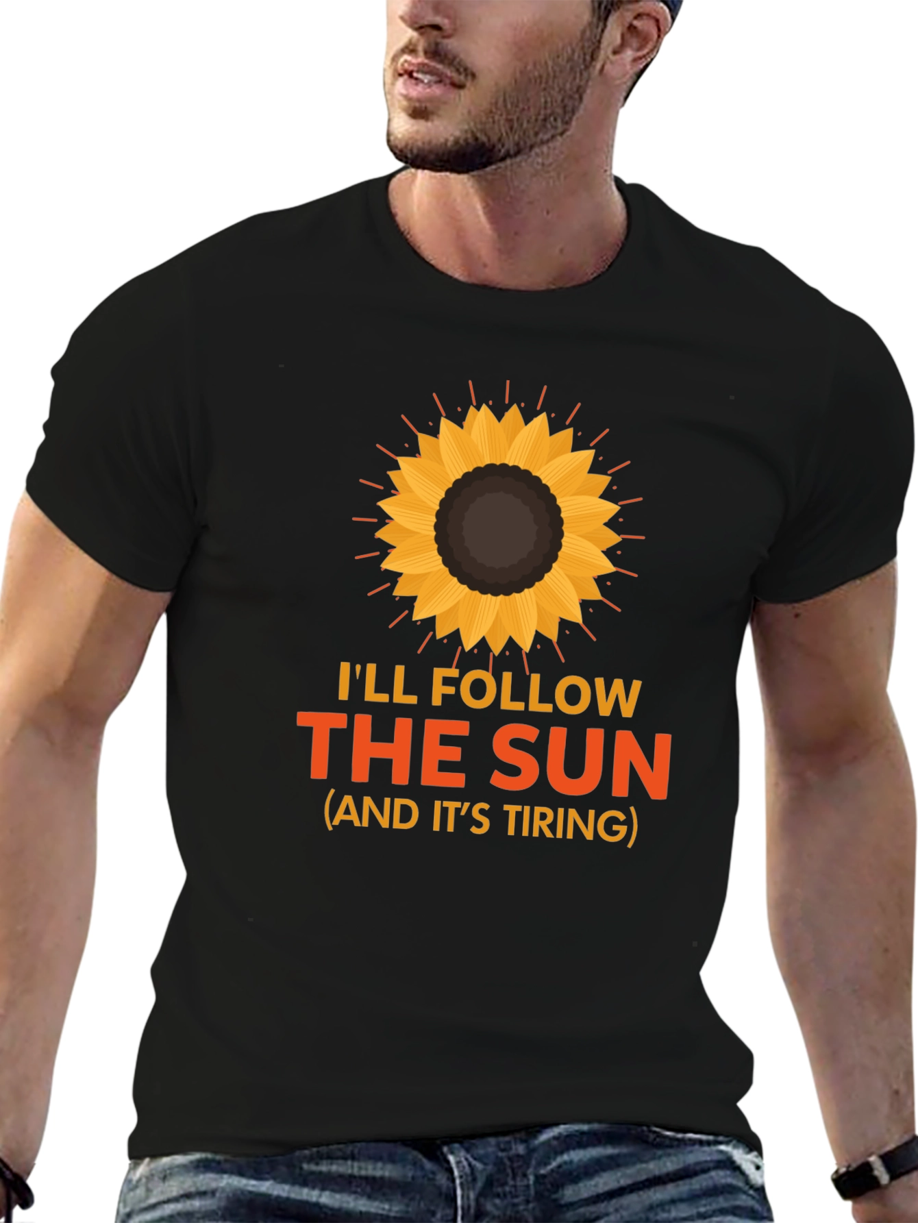 Ill Follow the Sun Graphic Tee - Black