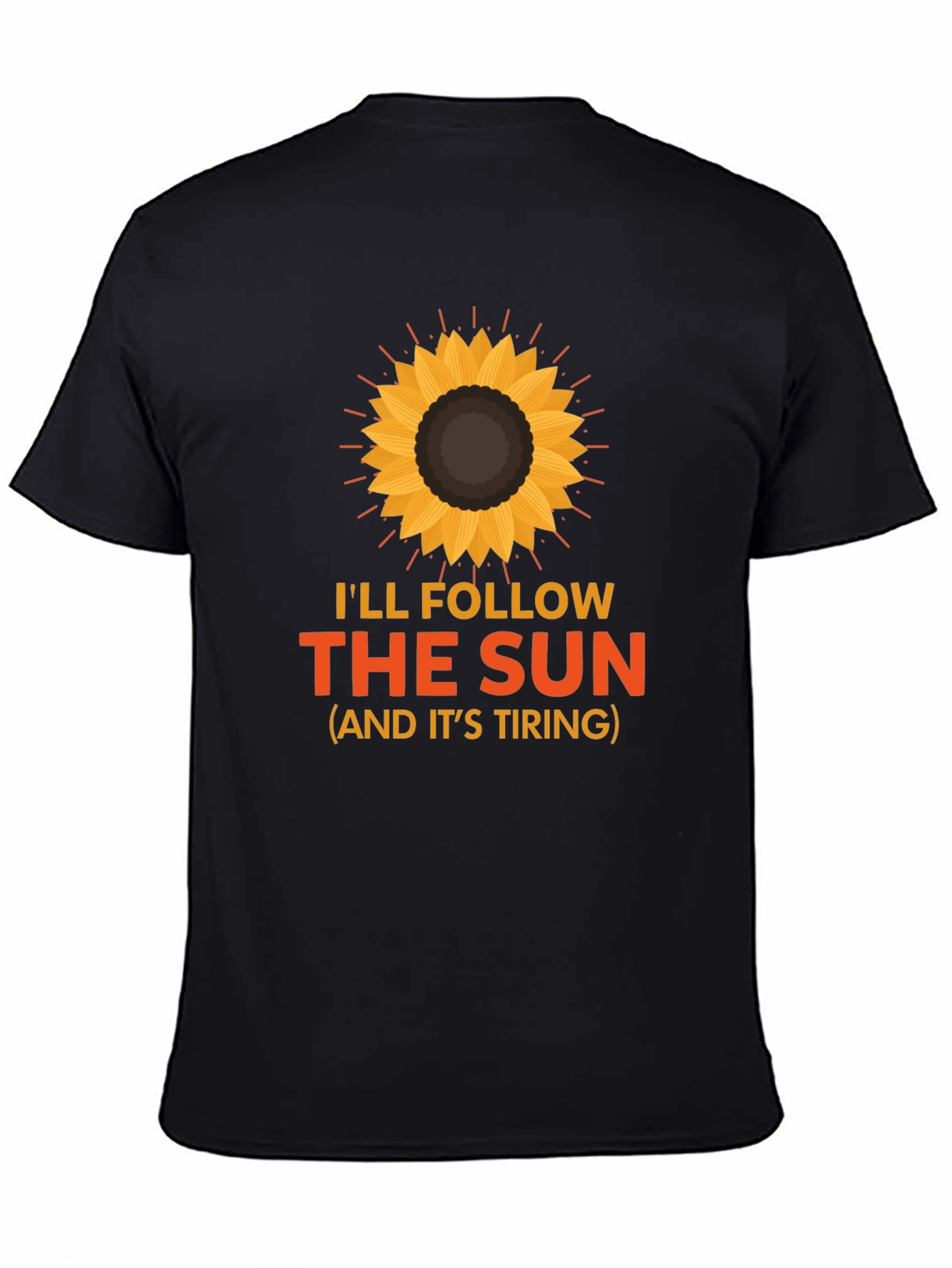 Ill Follow the Sun Graphic Tee - Black