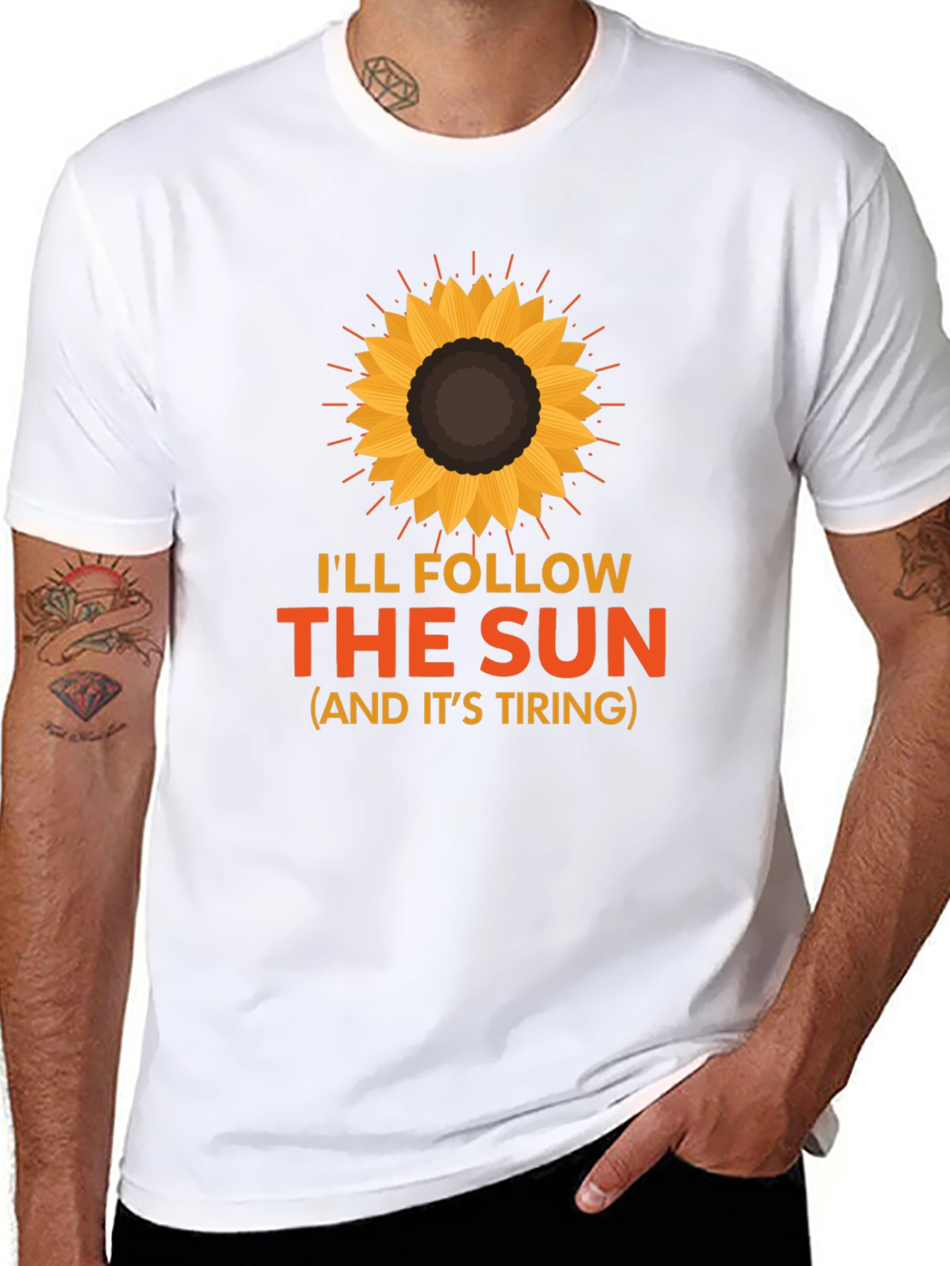 Ill Follow the Sun Graphic Tee - Black