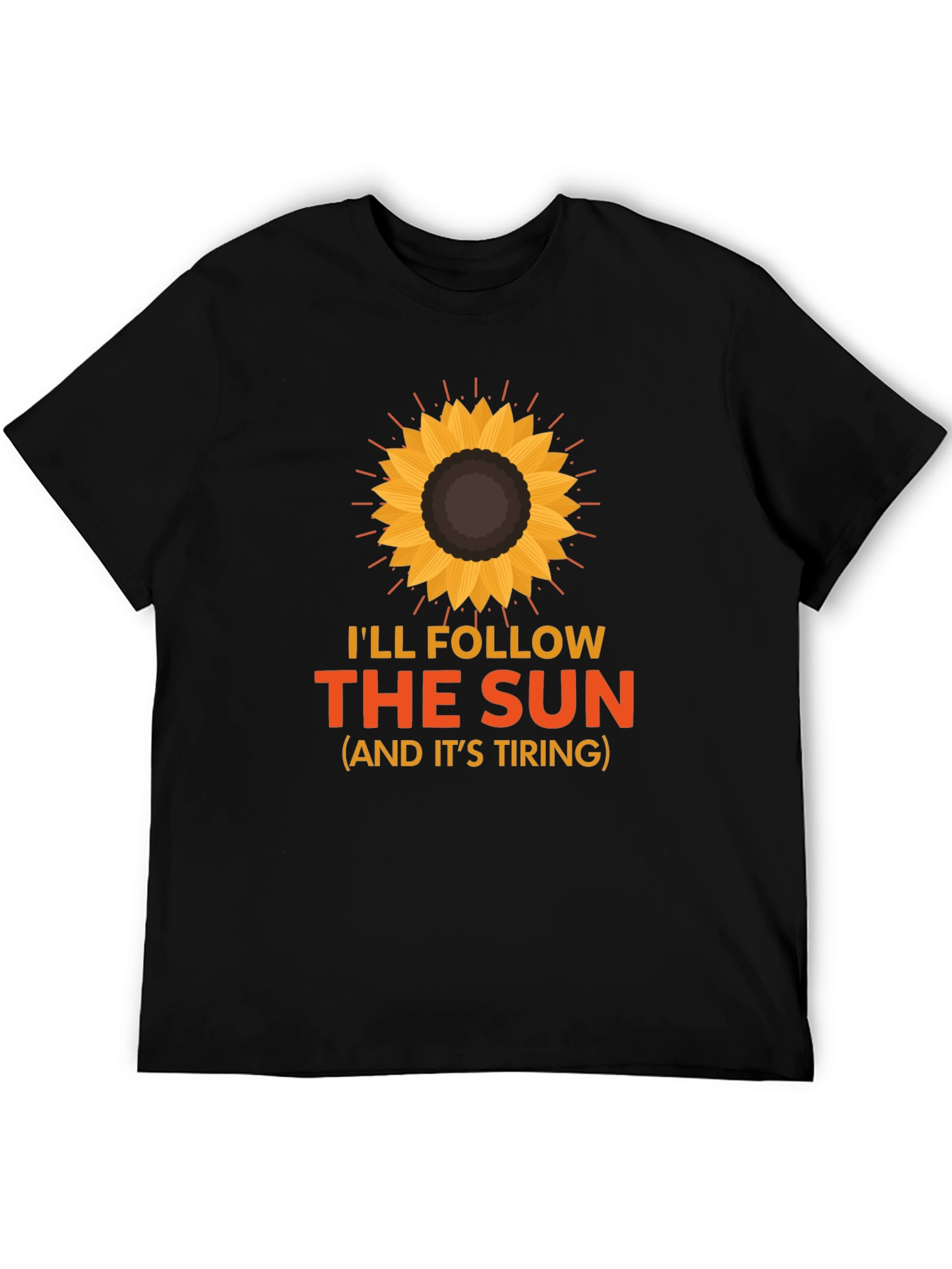 Ill Follow the Sun Graphic Tee - Black