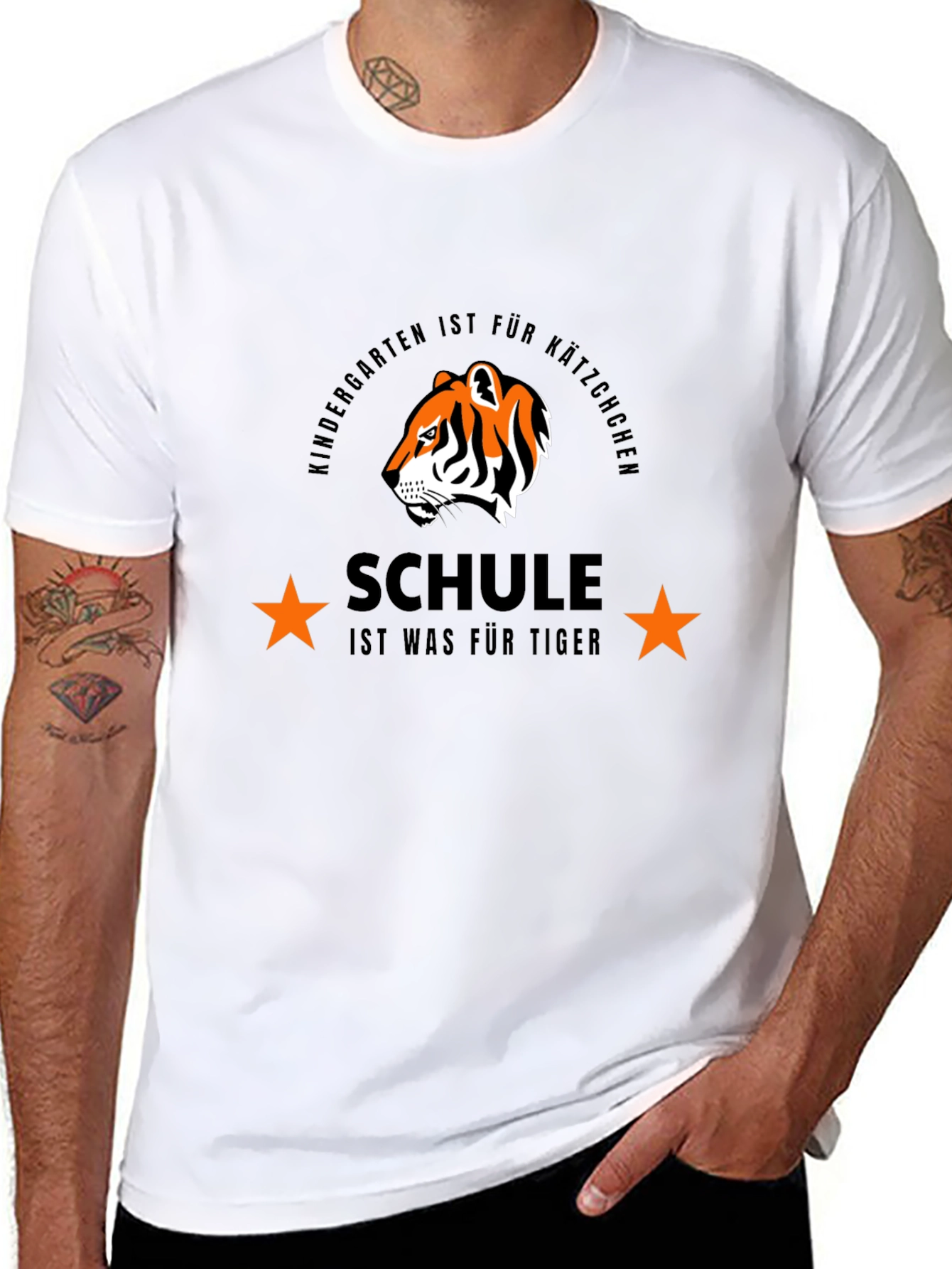 Kindergarten Tigers T-Shirt: School Graphic Tee