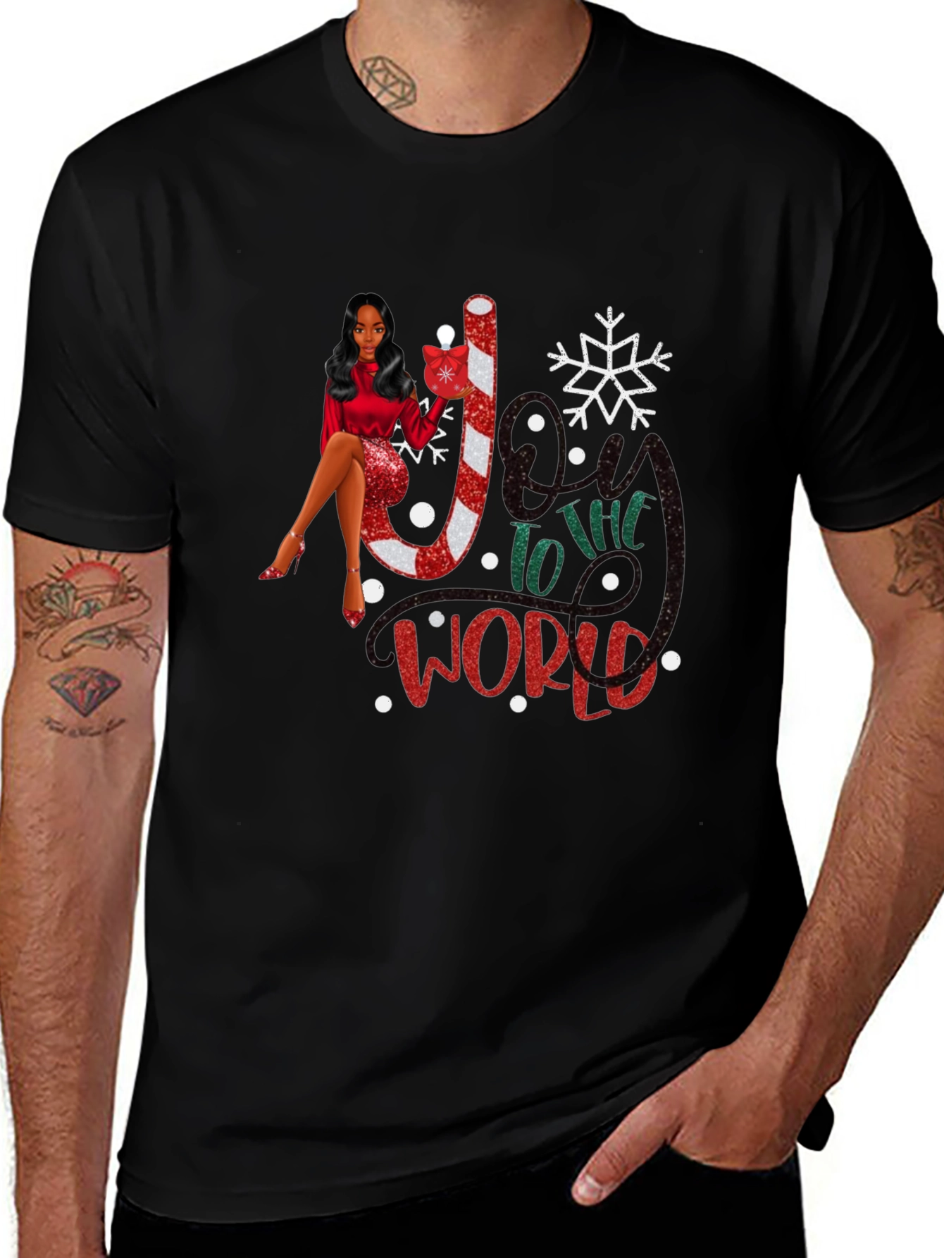 Festive Joy to the World T-Shirt