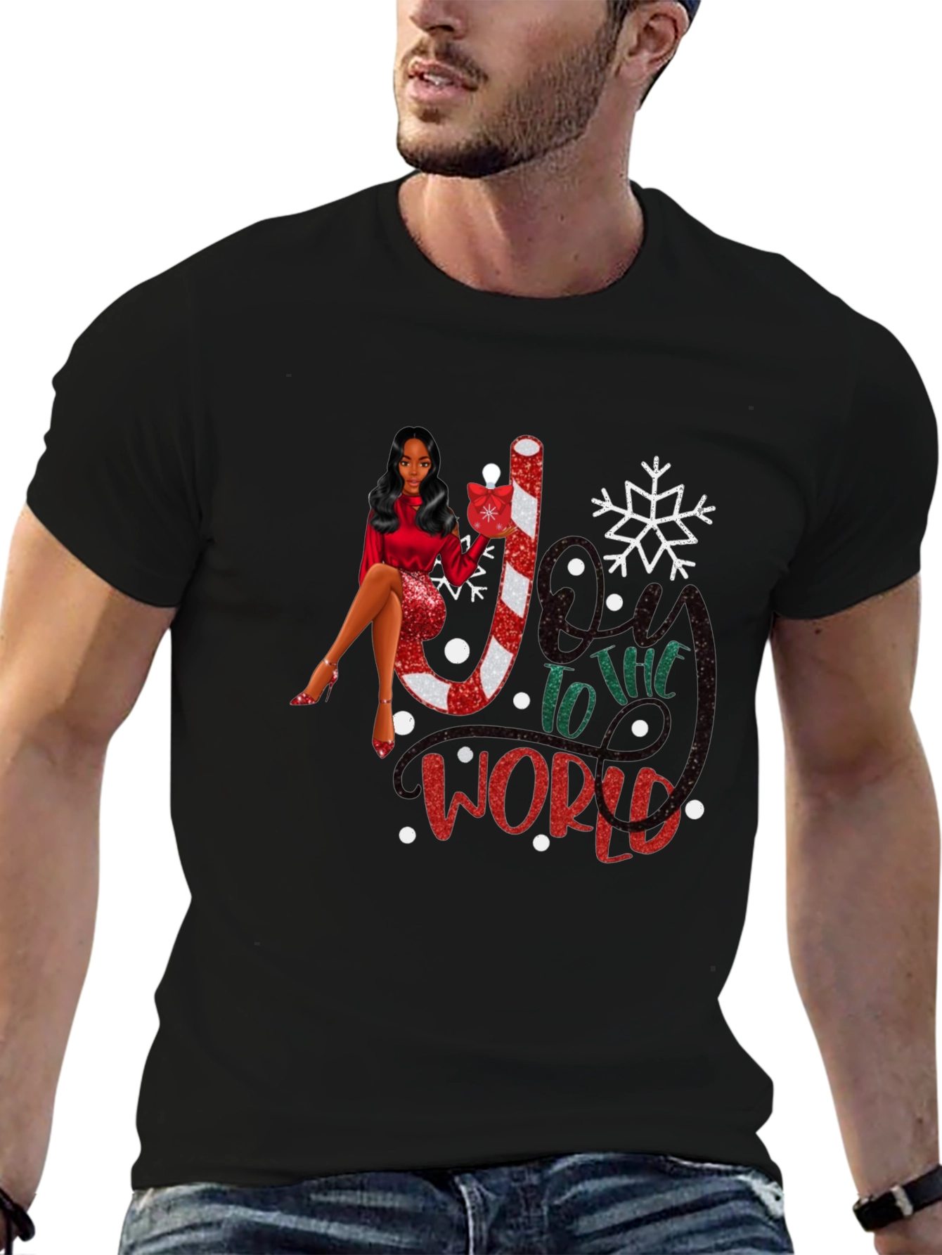 Festive Joy to the World T-Shirt