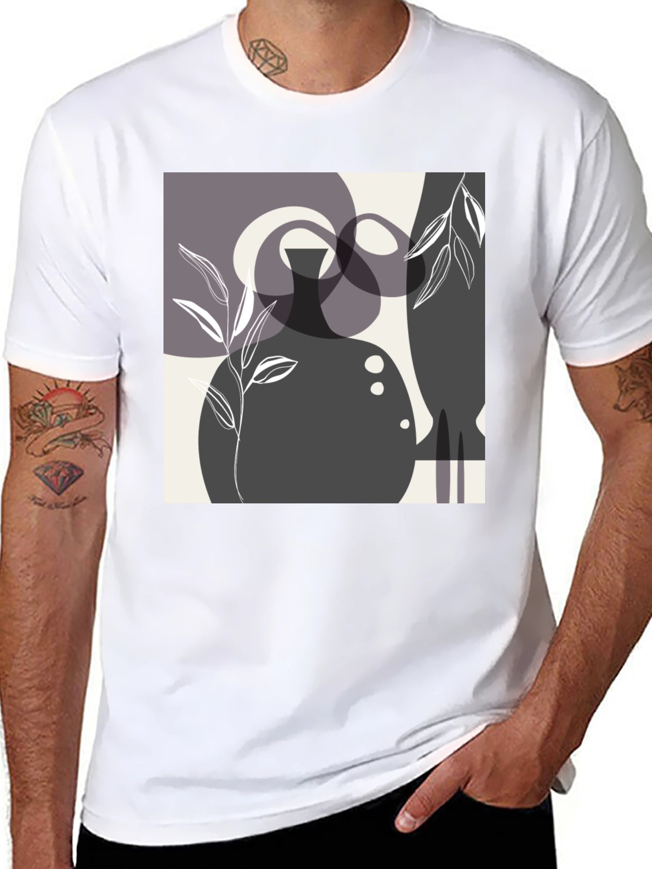 Abstract Art T-Shirt - Modern Graphic Tee