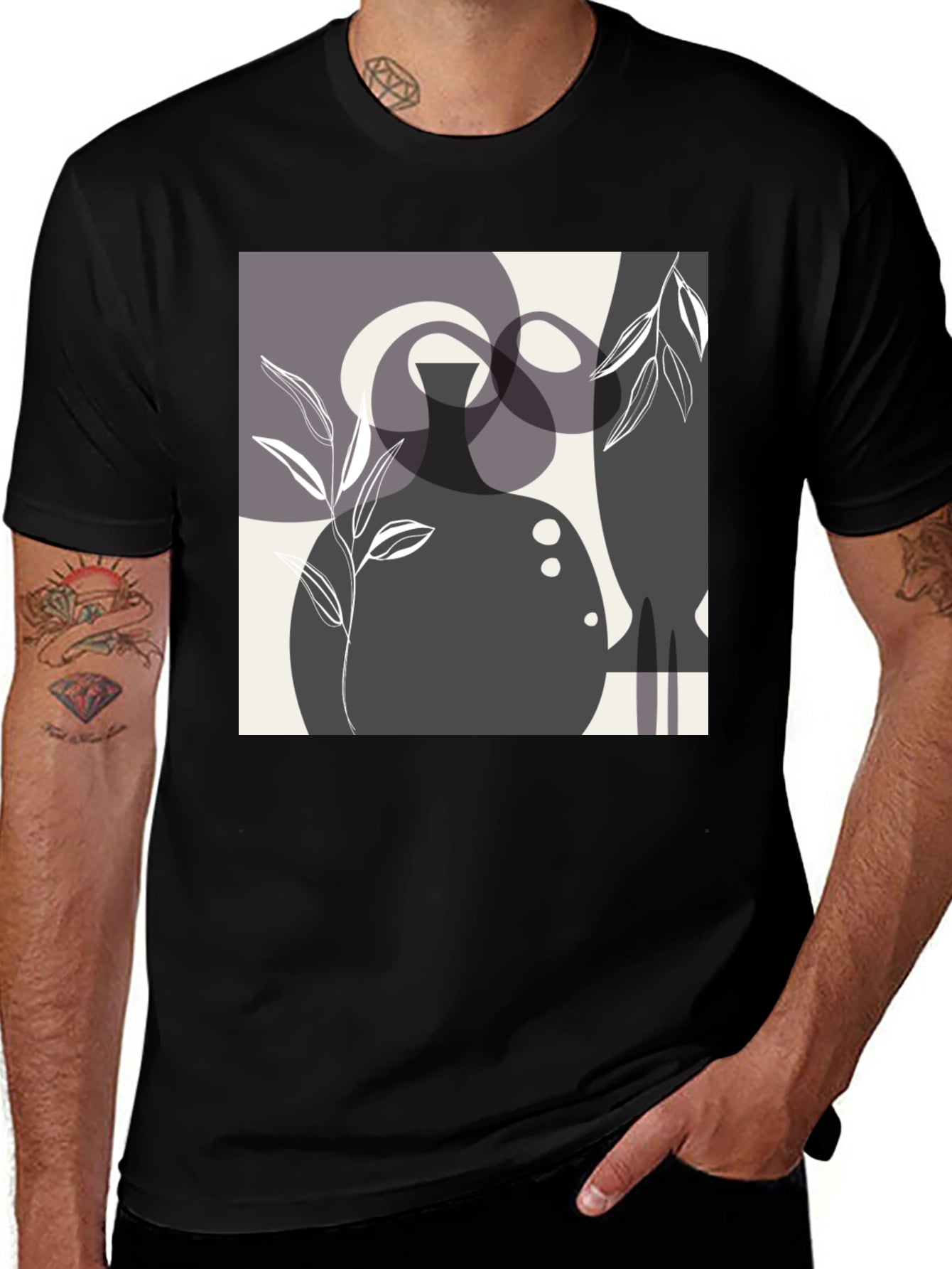 Abstract Art T-Shirt - Modern Graphic Tee