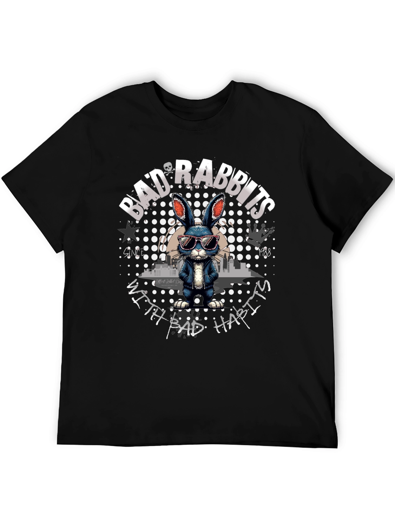 Bad Rabbits T-Shirt - Unique Graphic Tee