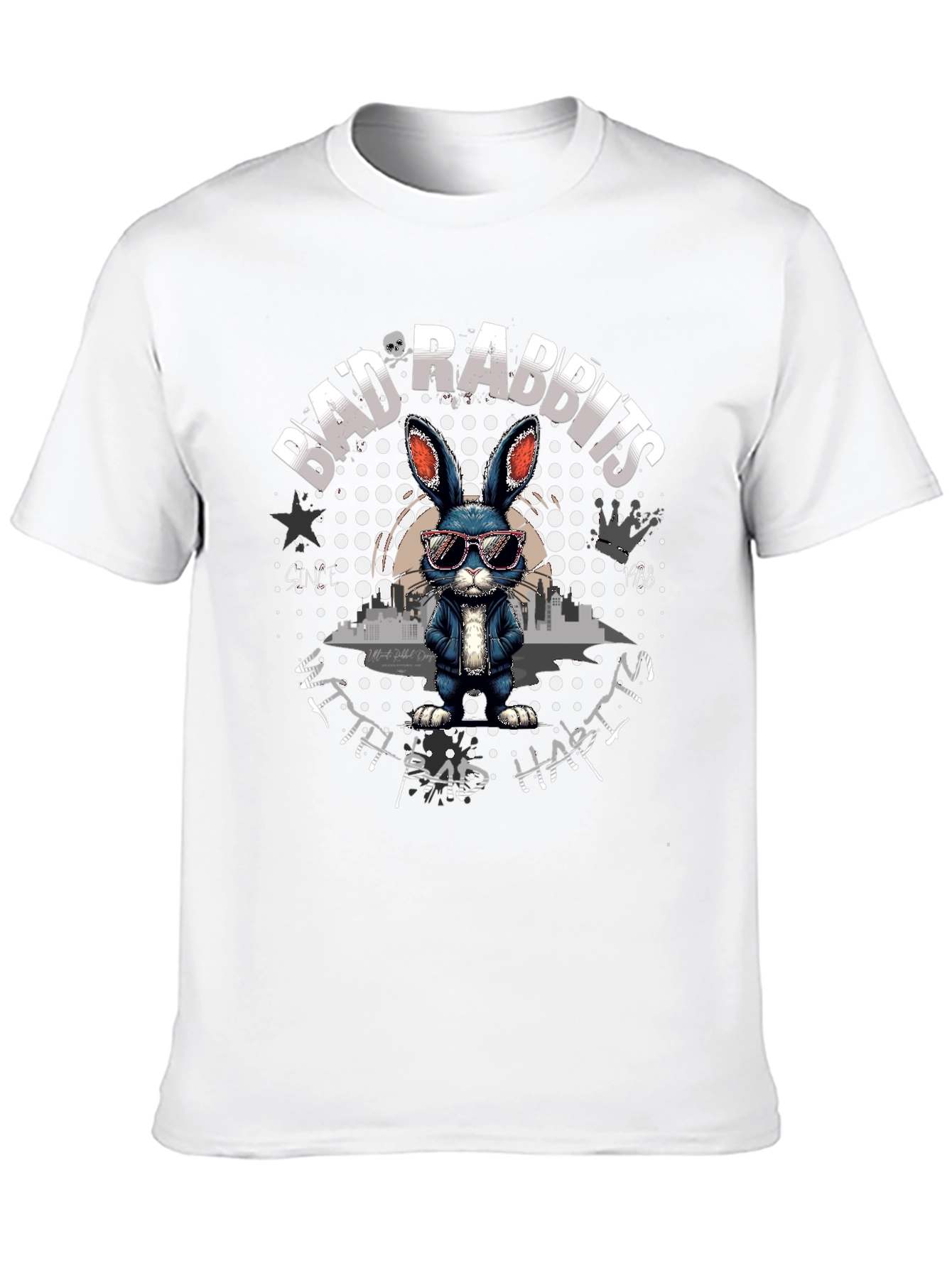 Bad Rabbits T-Shirt - Unique Graphic Tee