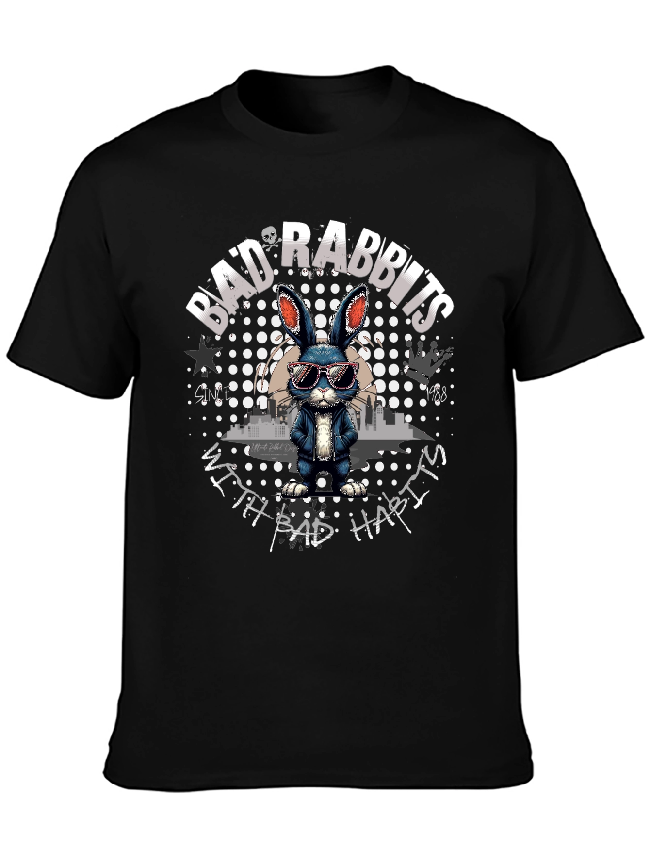 Bad Rabbits T-Shirt - Unique Graphic Tee