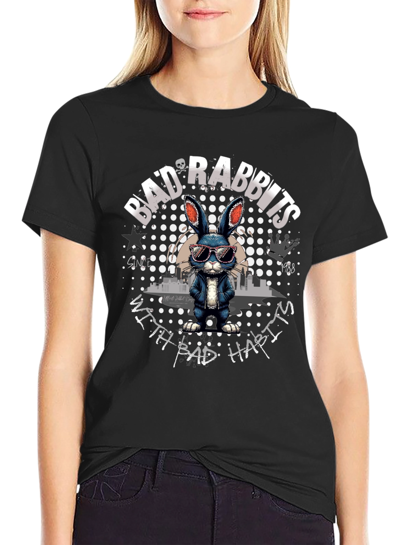 Bad Rabbits T-Shirt - Unique Graphic Tee