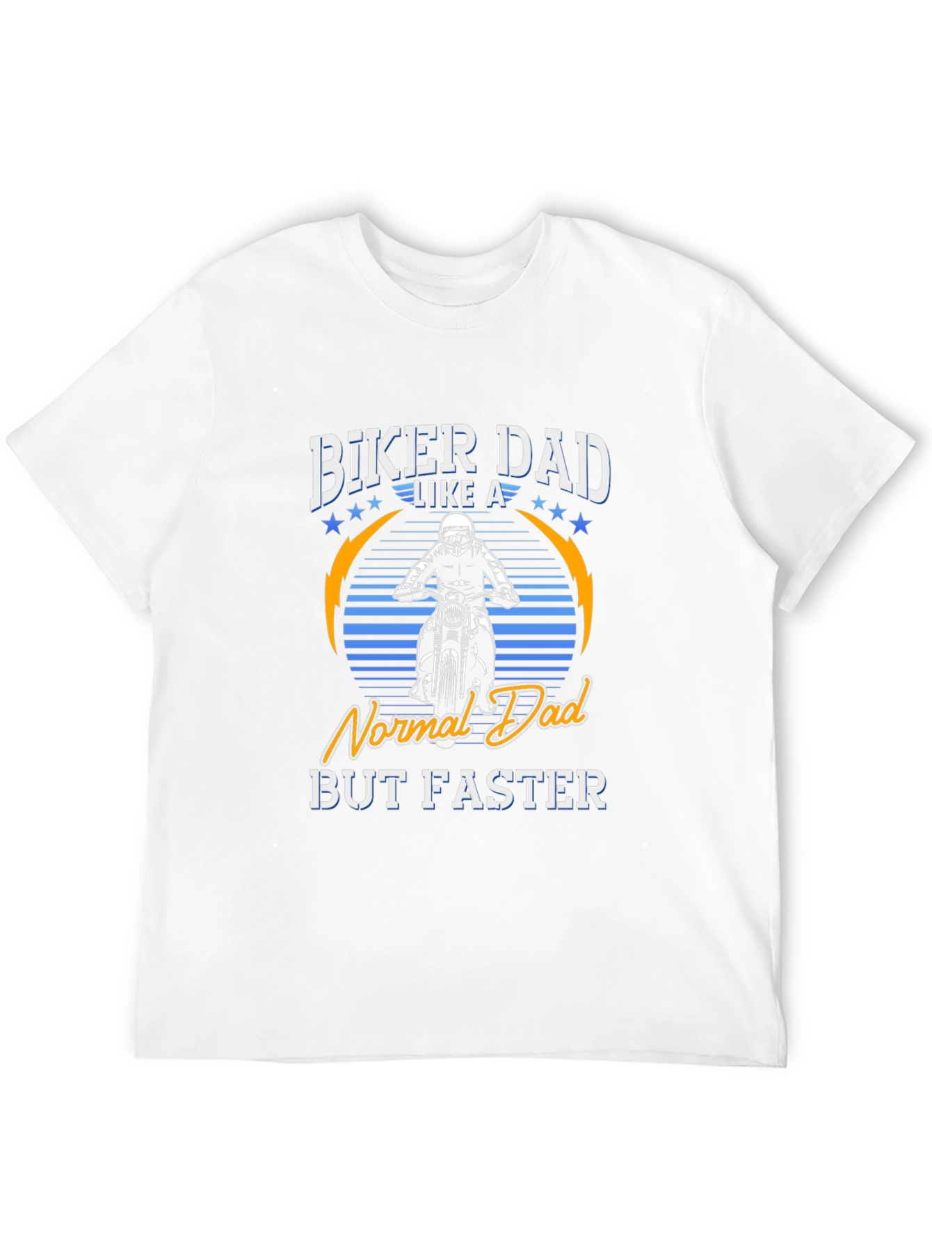 Biker Dad T-Shirt - Funny Motorcycle Lover Tee