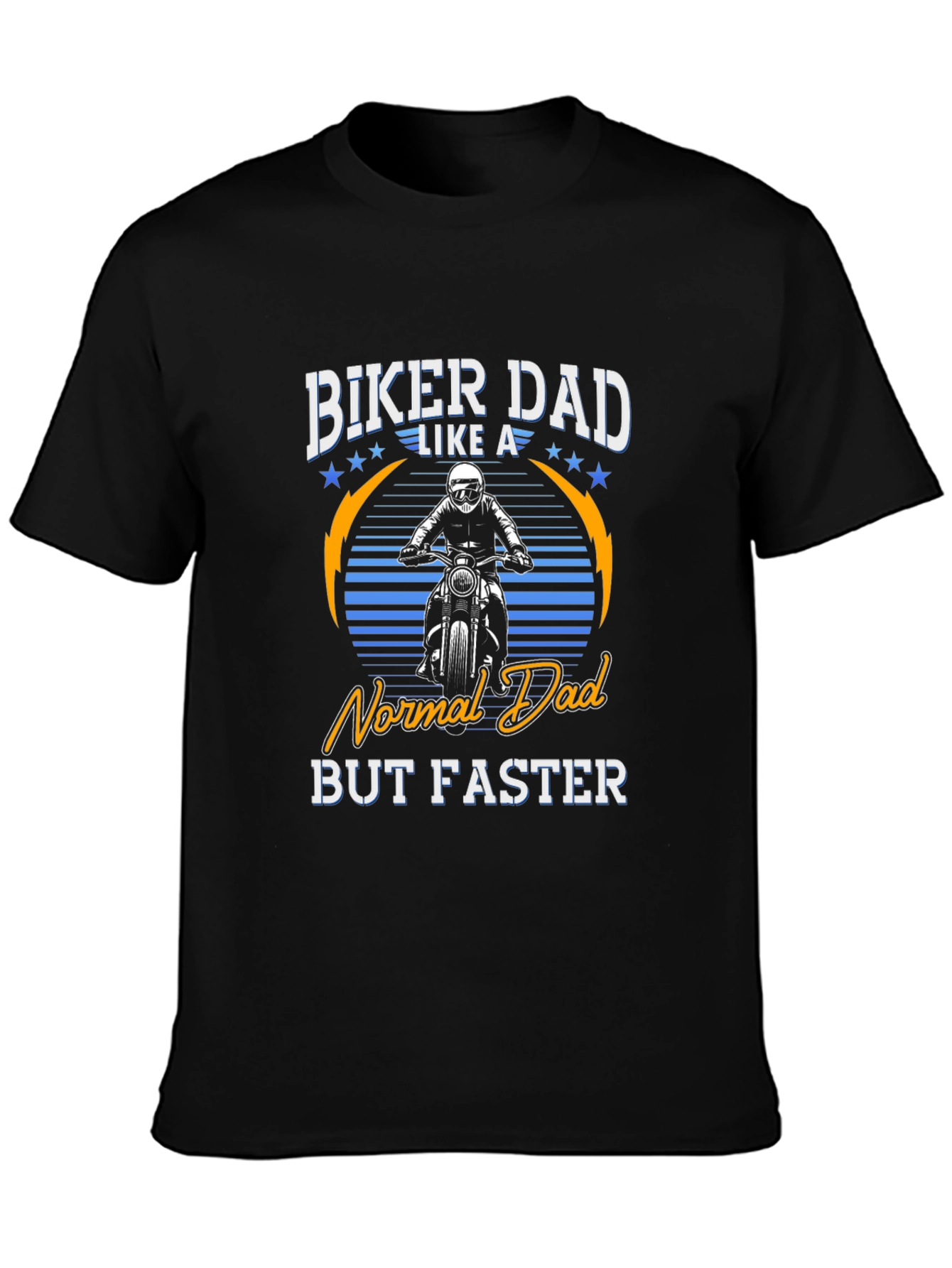 Biker Dad T-Shirt - Funny Motorcycle Lover Tee