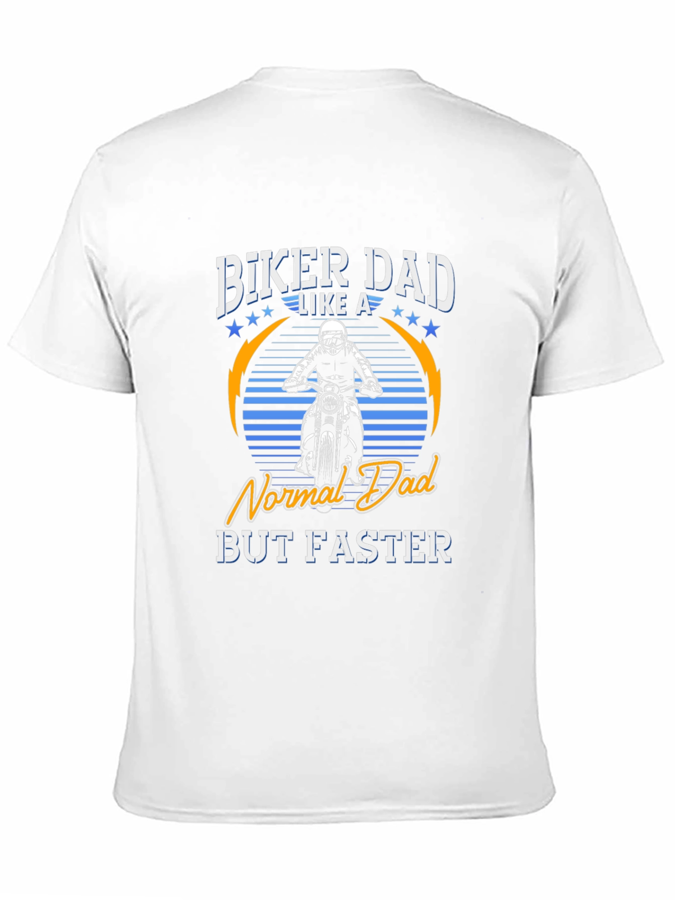 Biker Dad T-Shirt - Funny Motorcycle Lover Tee