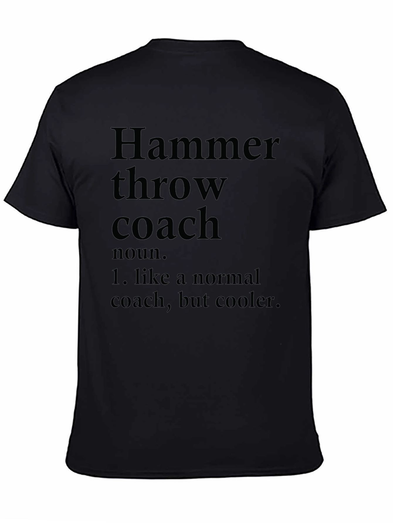 Hammer Throw Coach Definition Graphic T-Shirt