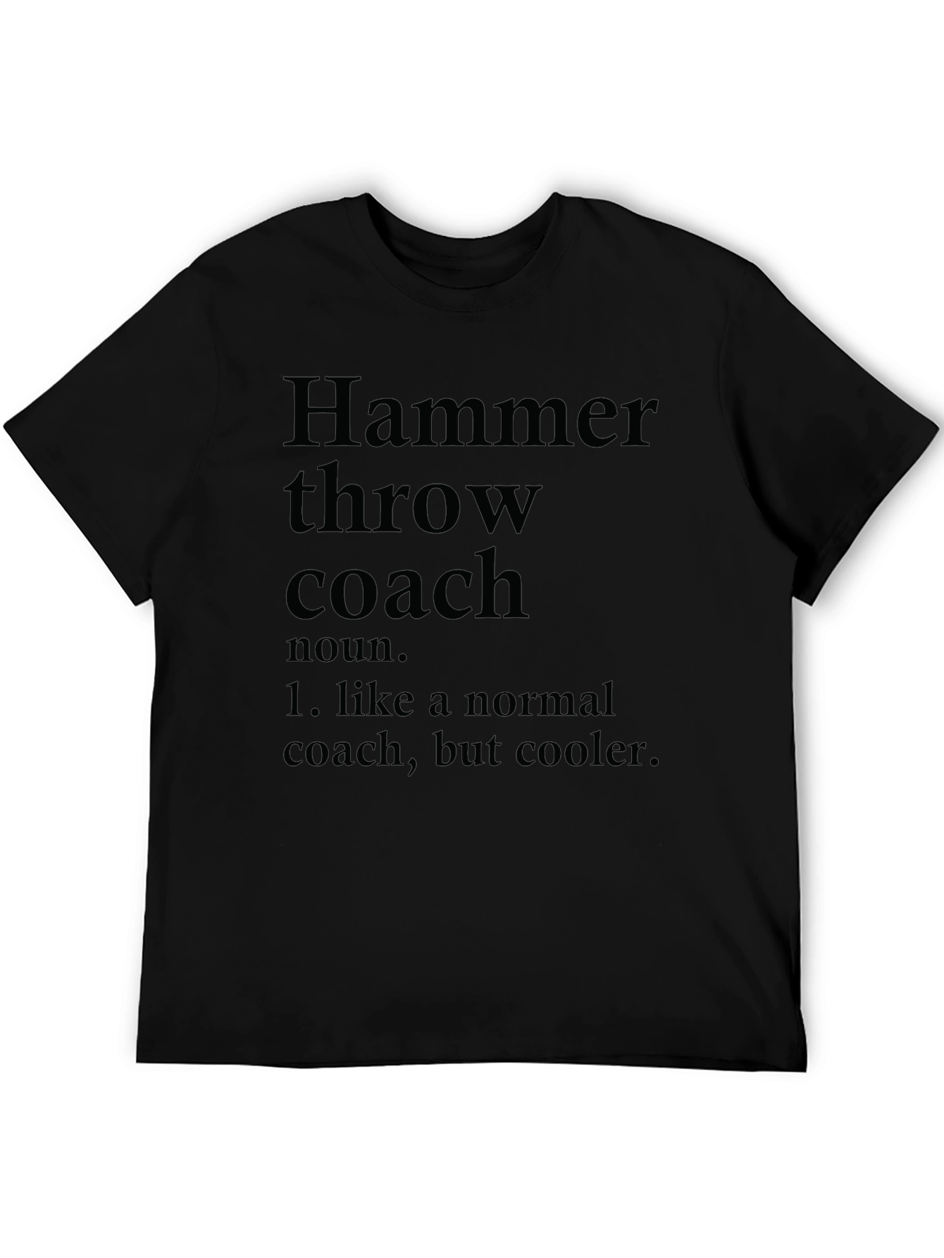 Hammer Throw Coach Definition Graphic T-Shirt