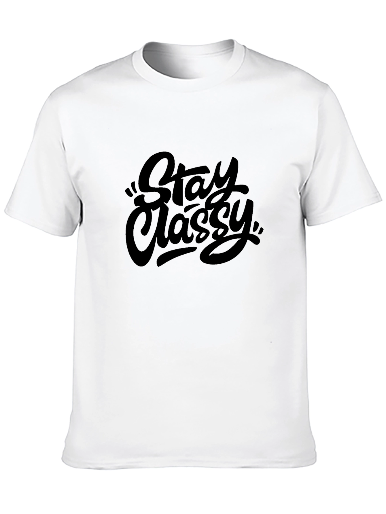 Stay Classy Black Graphic Tee