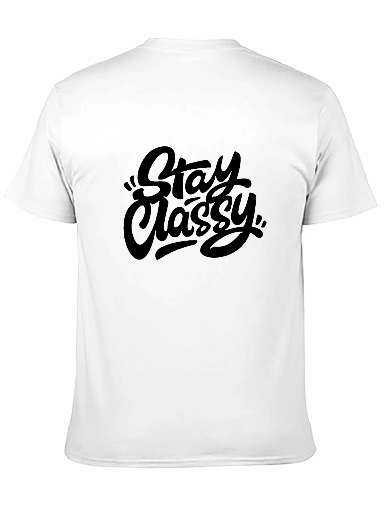 Stay Classy Black Graphic Tee