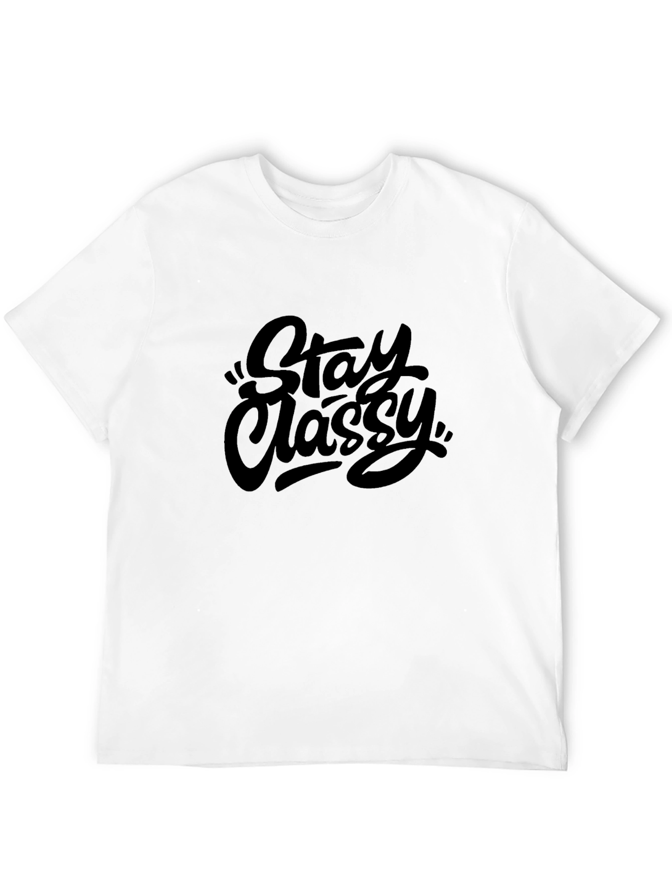 Stay Classy Black Graphic Tee