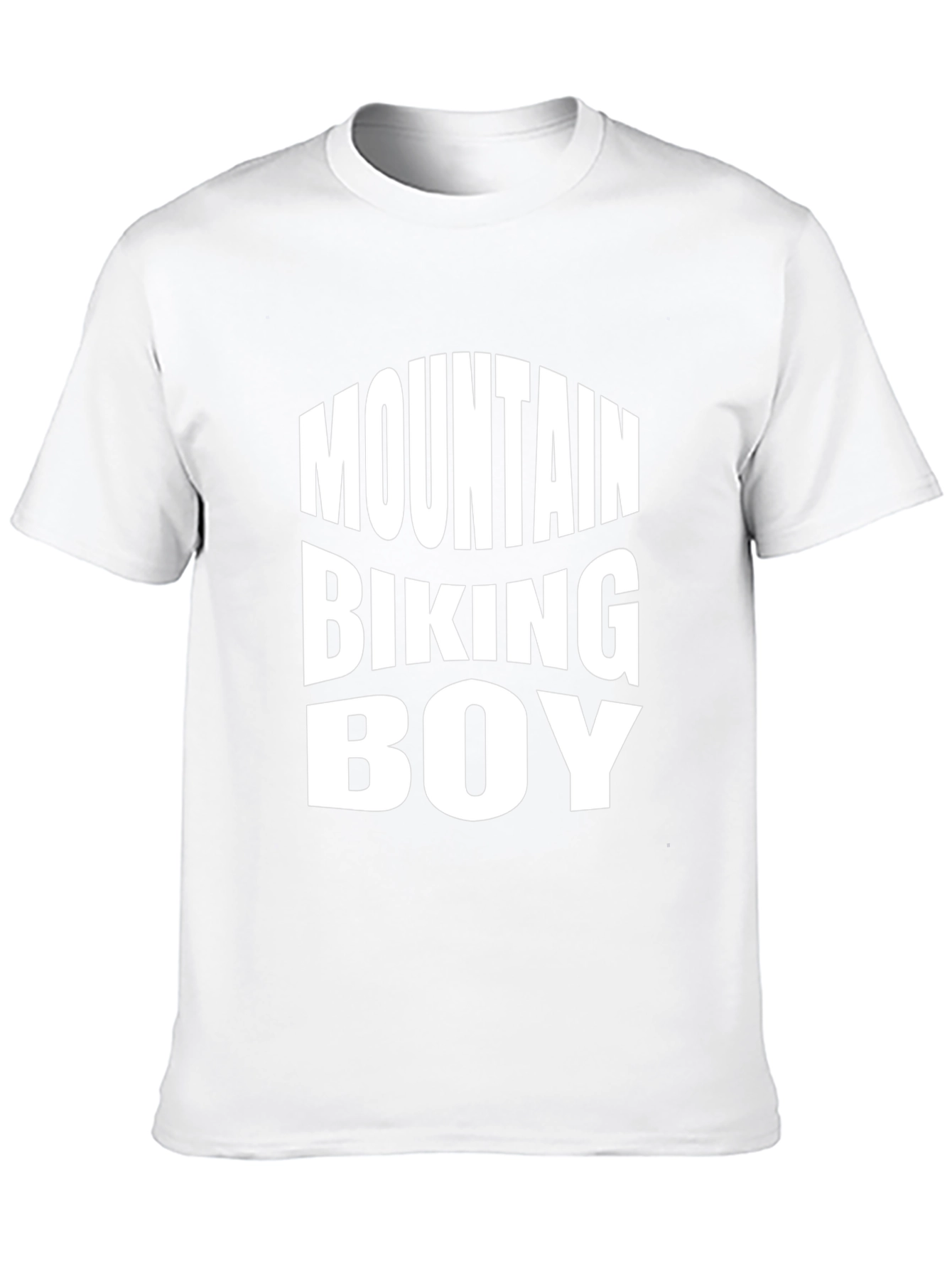 Mountain Biking Boy Graphic Tee - Black