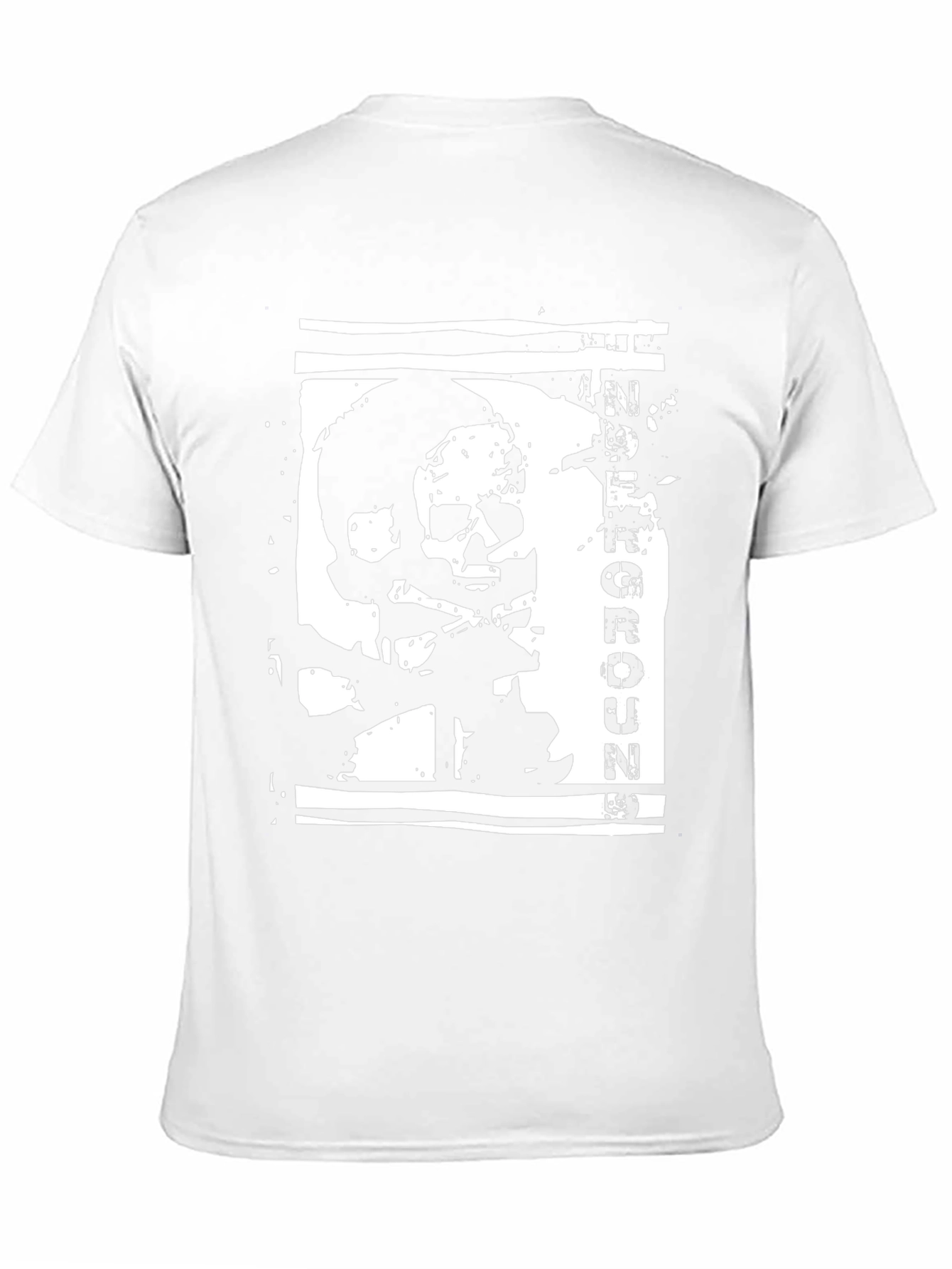 Underground Skull Graphic Black T-Shirt