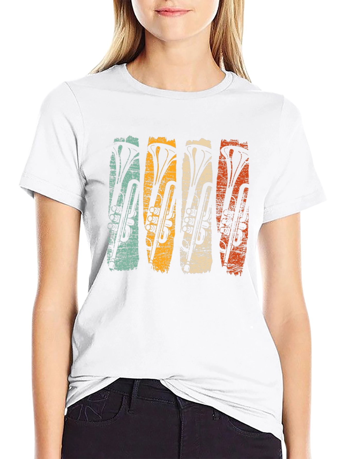 Retro Trombone Graphic Tee