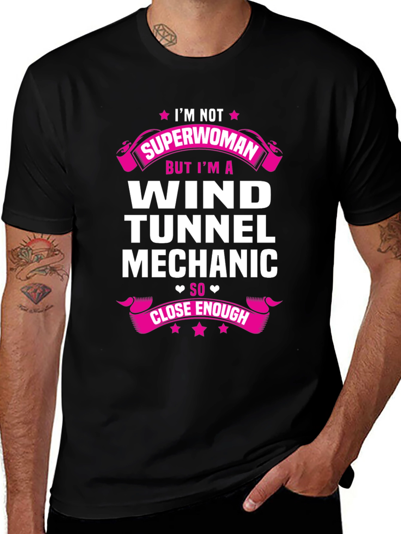 Wind Tunnel Mechanic Superwoman T-Shirt