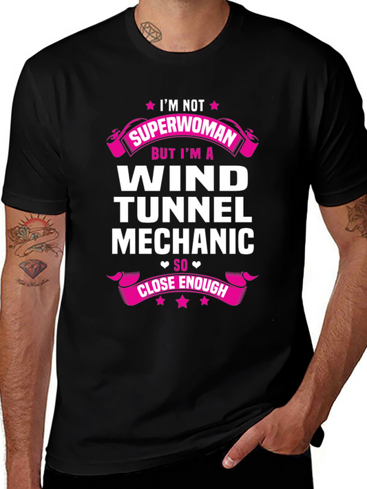 Wind Tunnel Mechanic Superwoman T-Shirt