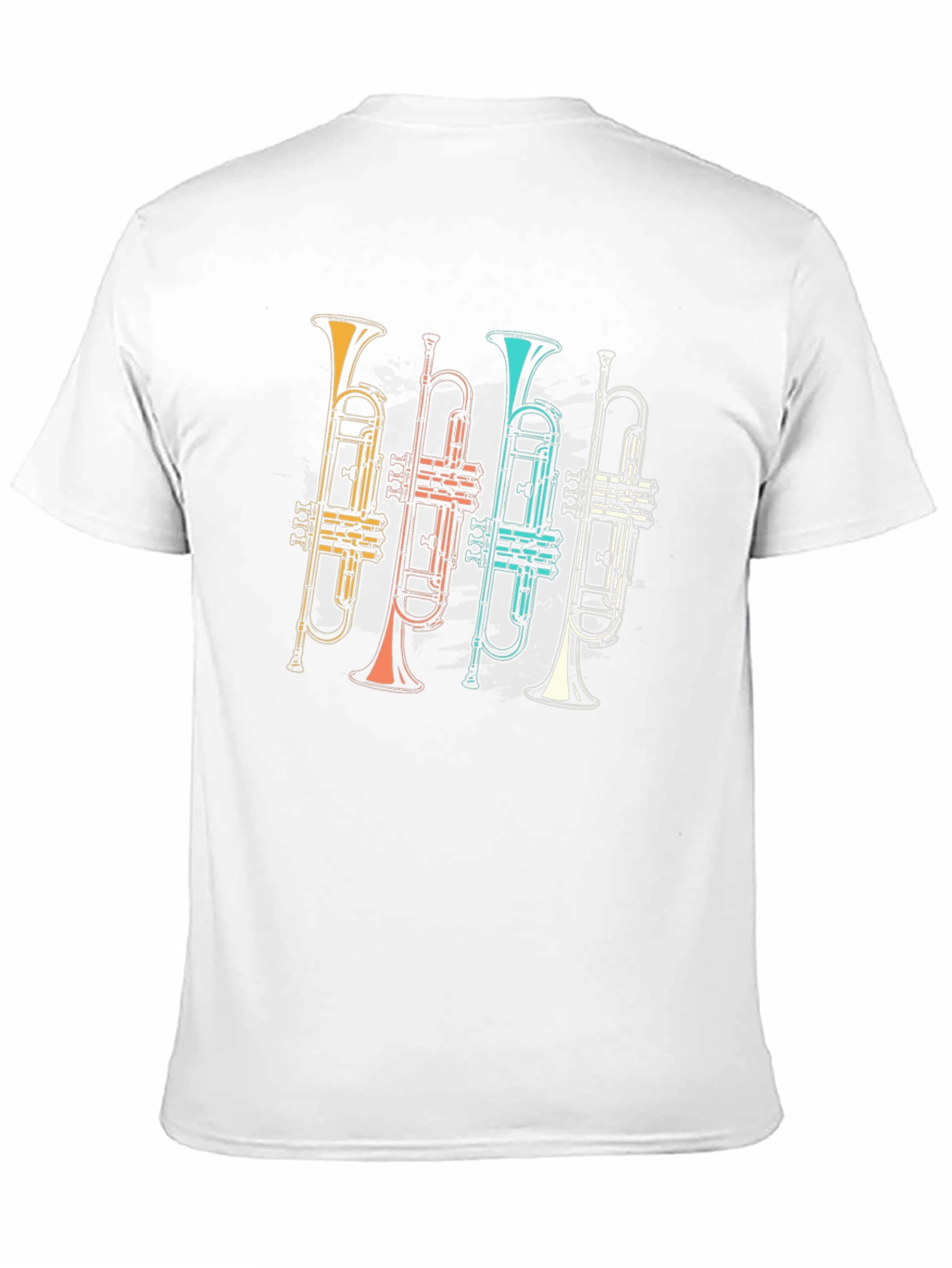 Retro Trumpet Band T-Shirt - Music Lover Tee