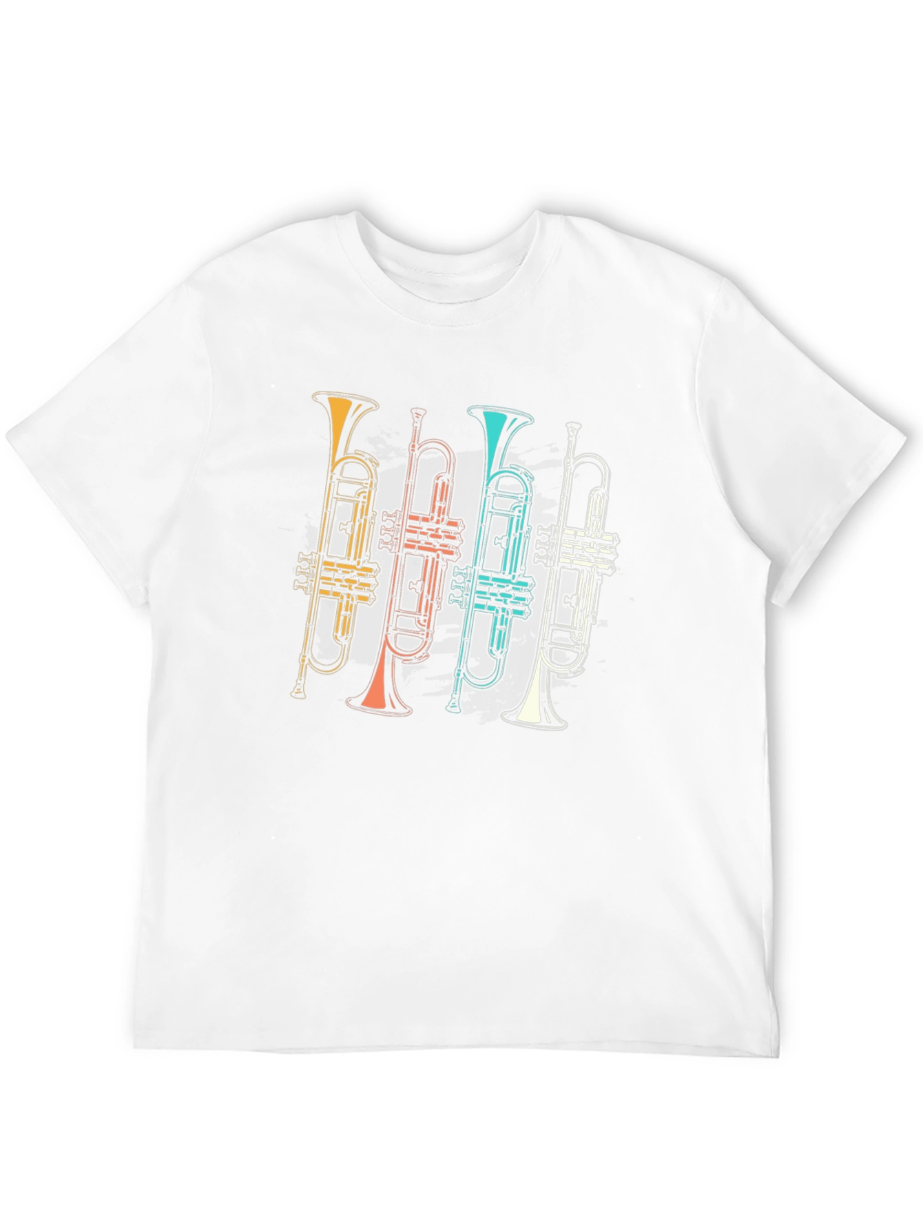 Retro Trumpet Band T-Shirt - Music Lover Tee
